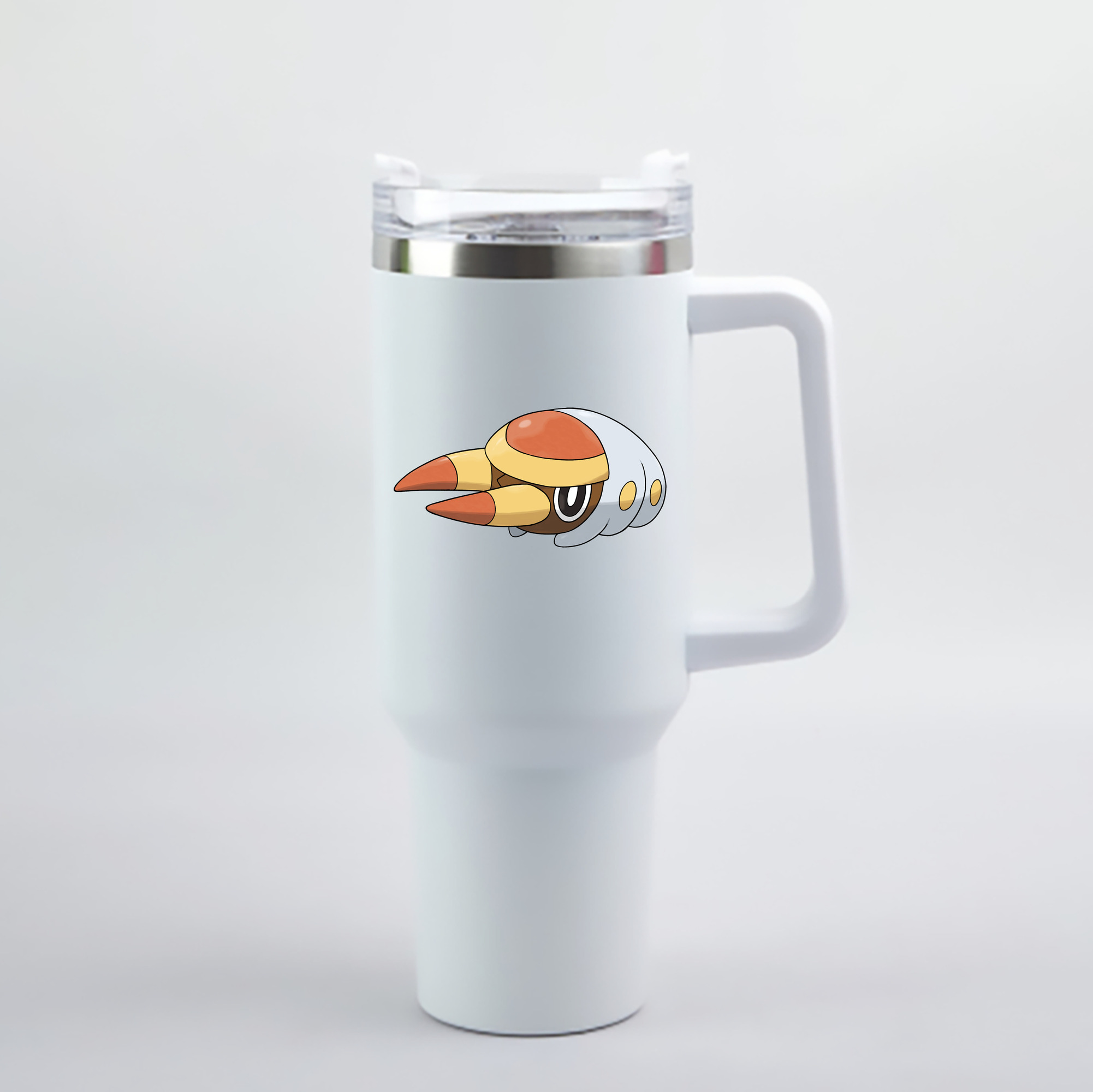 （画像用） ポケットモンスター Pokémon 1200mL車用タンブラー - クリスタルステッカー（プラスチックストロー付き）