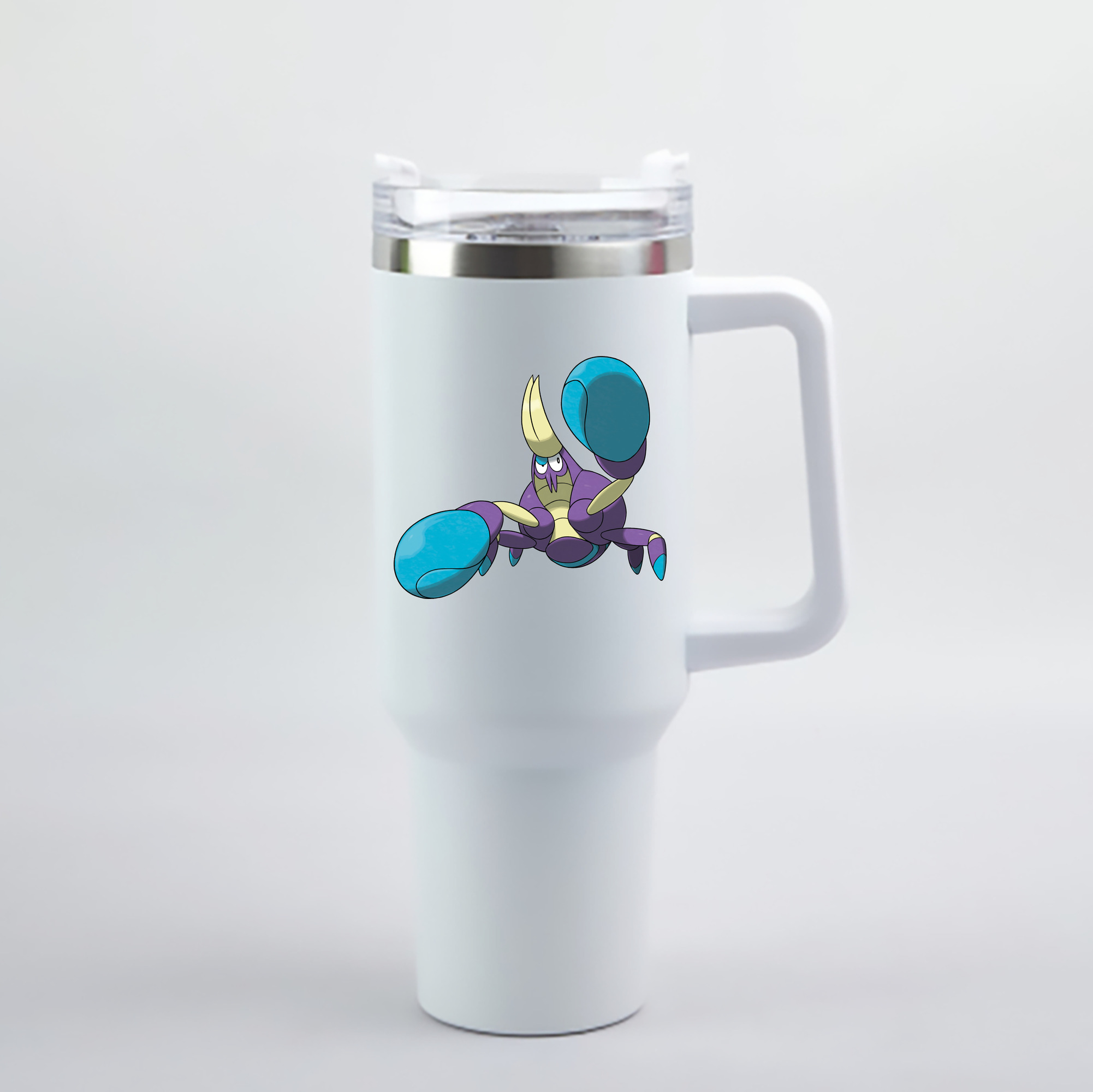 （画像用） ポケットモンスター Pokémon 1200mL車用タンブラー - クリスタルステッカー（プラスチックストロー付き）