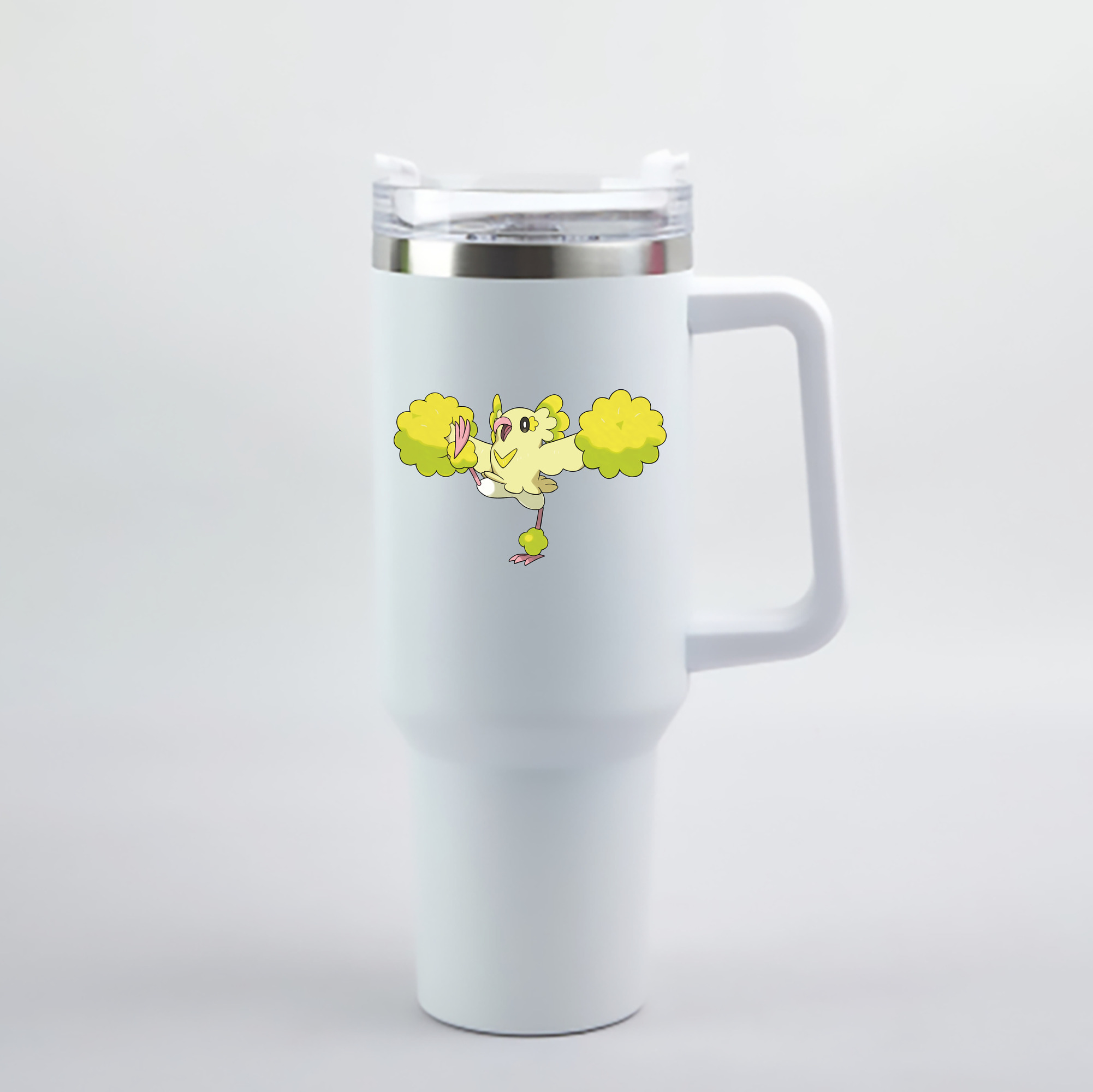 （画像用） ポケットモンスター Pokémon 1200mL車用タンブラー - クリスタルステッカー（プラスチックストロー付き）