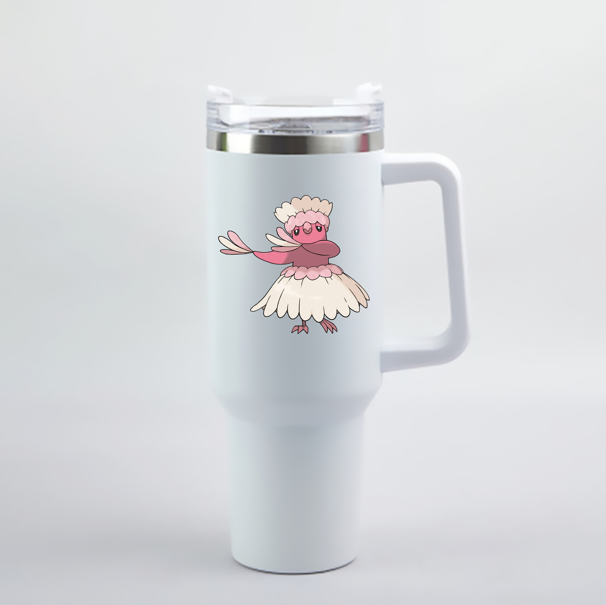 （画像用） ポケットモンスター Pokémon 1200mL車用タンブラー - クリスタルステッカー（プラスチックストロー付き）