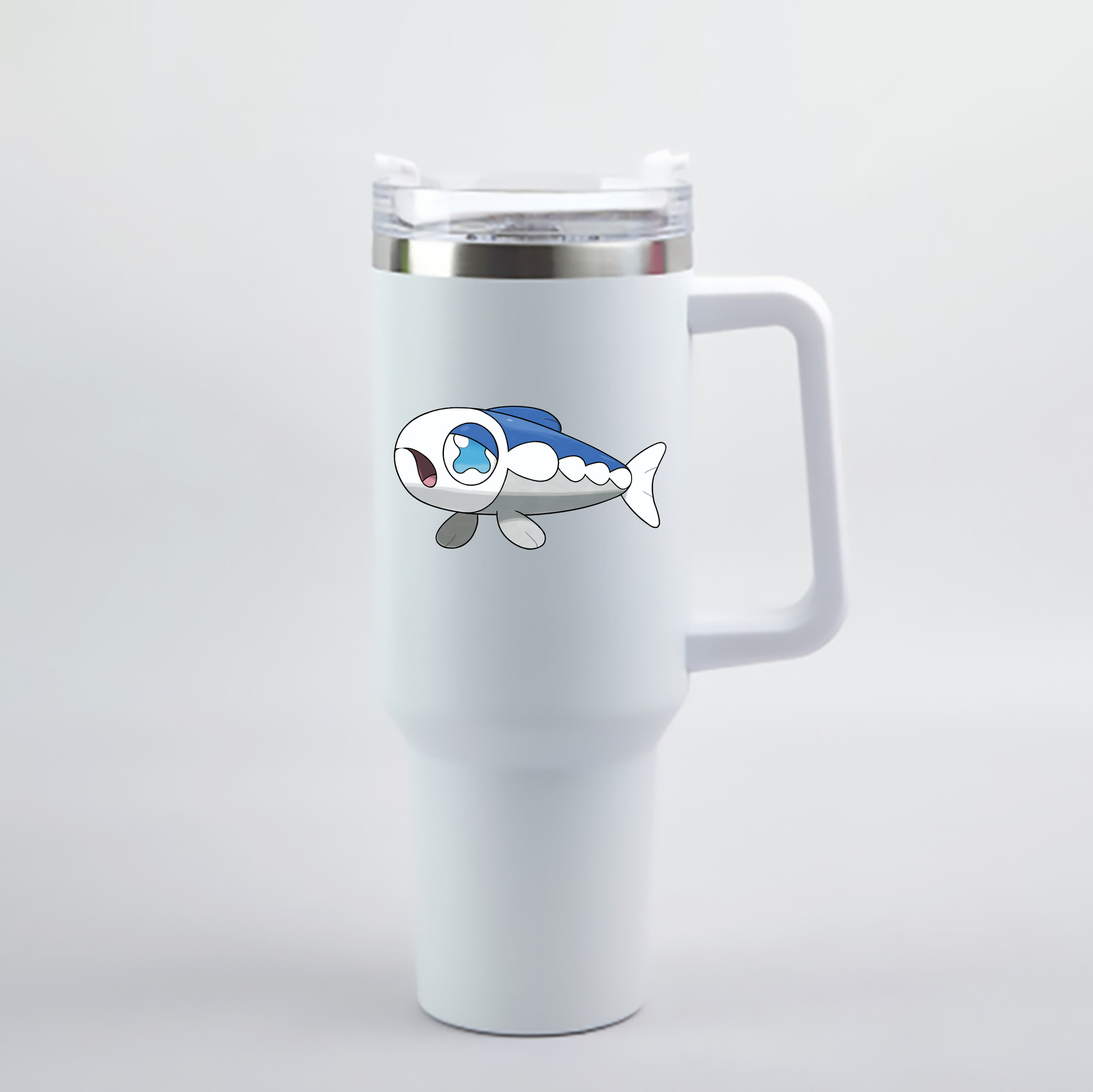 （画像用） ポケットモンスター Pokémon 1200mL車用タンブラー - クリスタルステッカー（プラスチックストロー付き）
