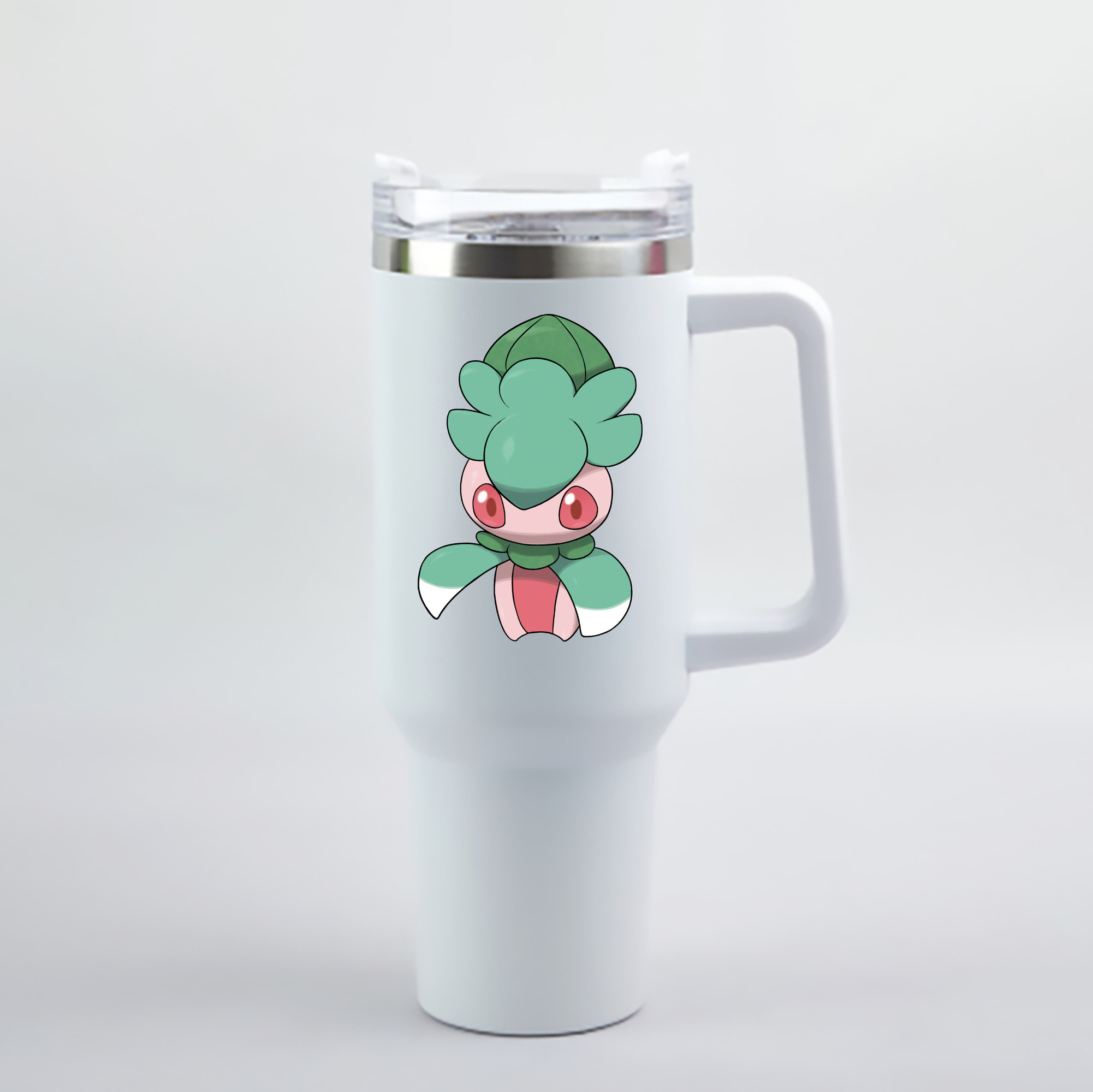 （画像用） ポケットモンスター Pokémon 1200mL車用タンブラー - クリスタルステッカー（プラスチックストロー付き）