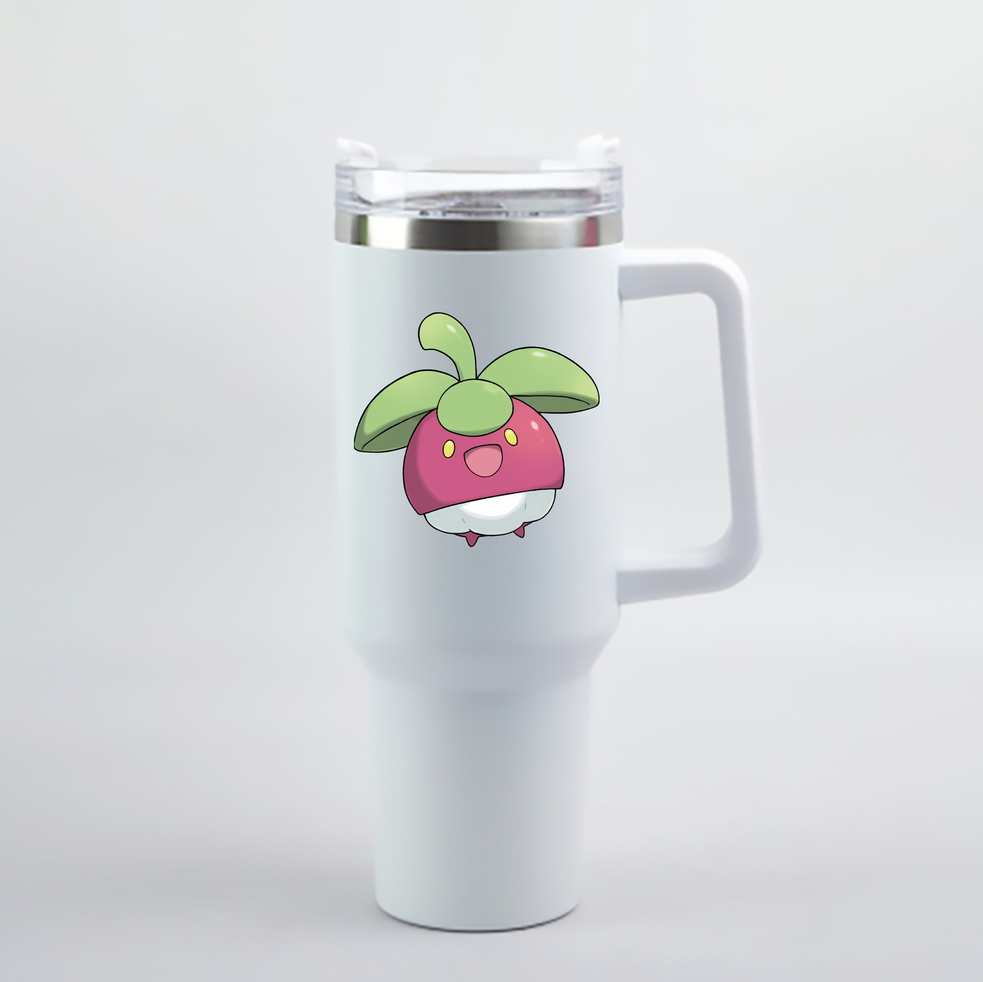 （画像用） ポケットモンスター Pokémon 1200mL車用タンブラー - クリスタルステッカー（プラスチックストロー付き）