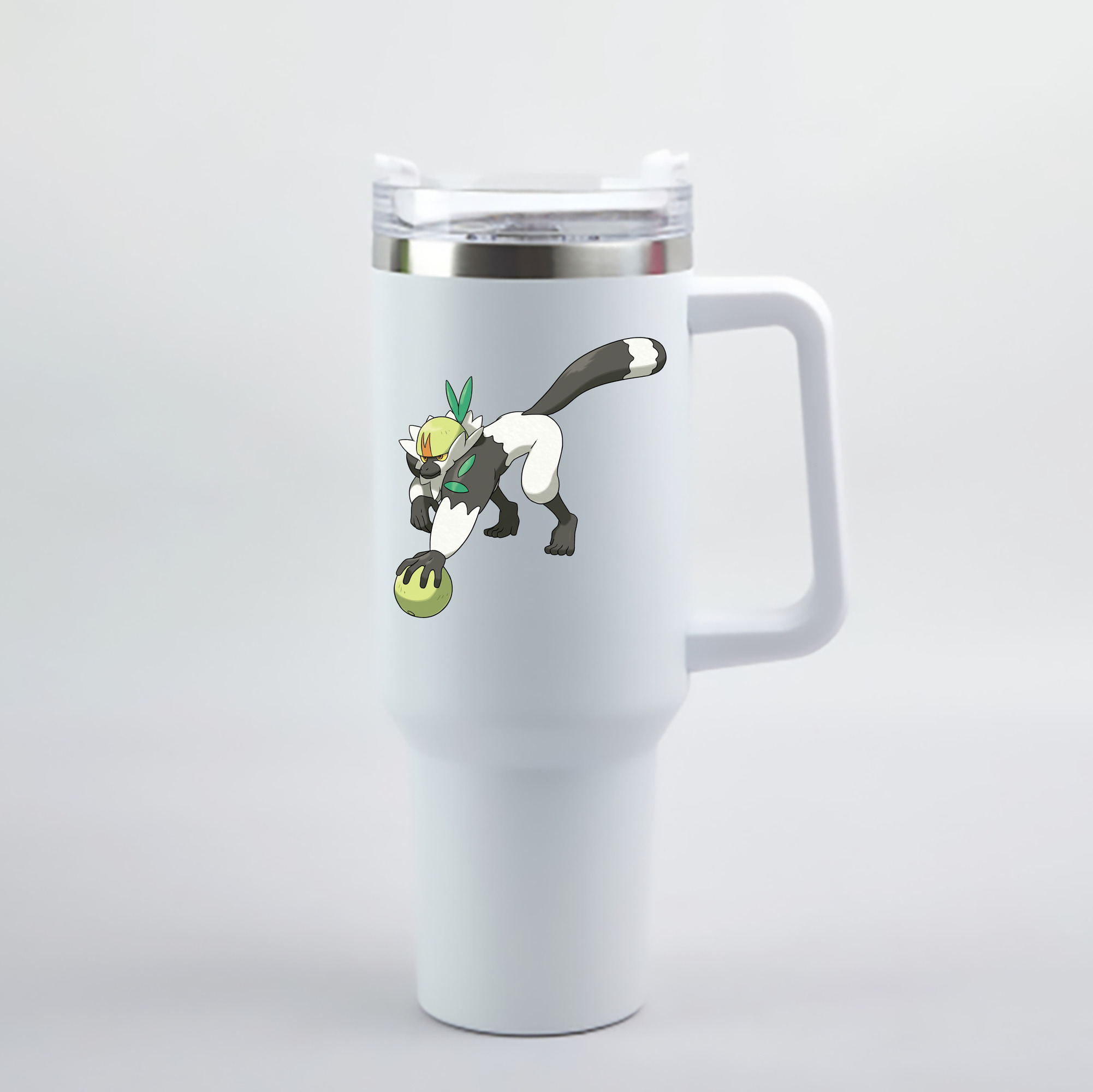 （画像用） ポケットモンスター Pokémon 1200mL車用タンブラー - クリスタルステッカー（プラスチックストロー付き）