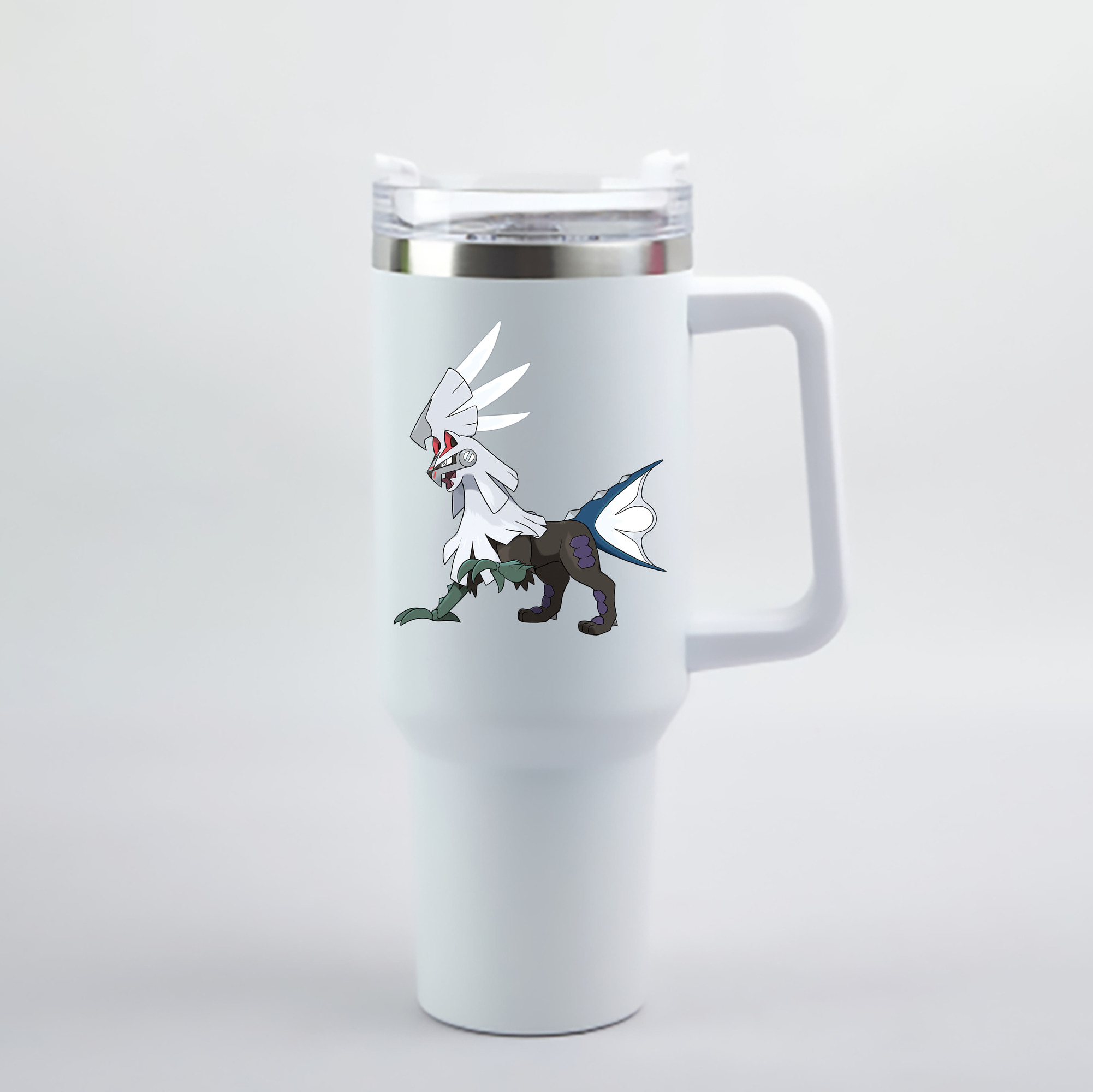 （画像用） ポケットモンスター Pokémon 1200mL車用タンブラー - クリスタルステッカー（プラスチックストロー付き）