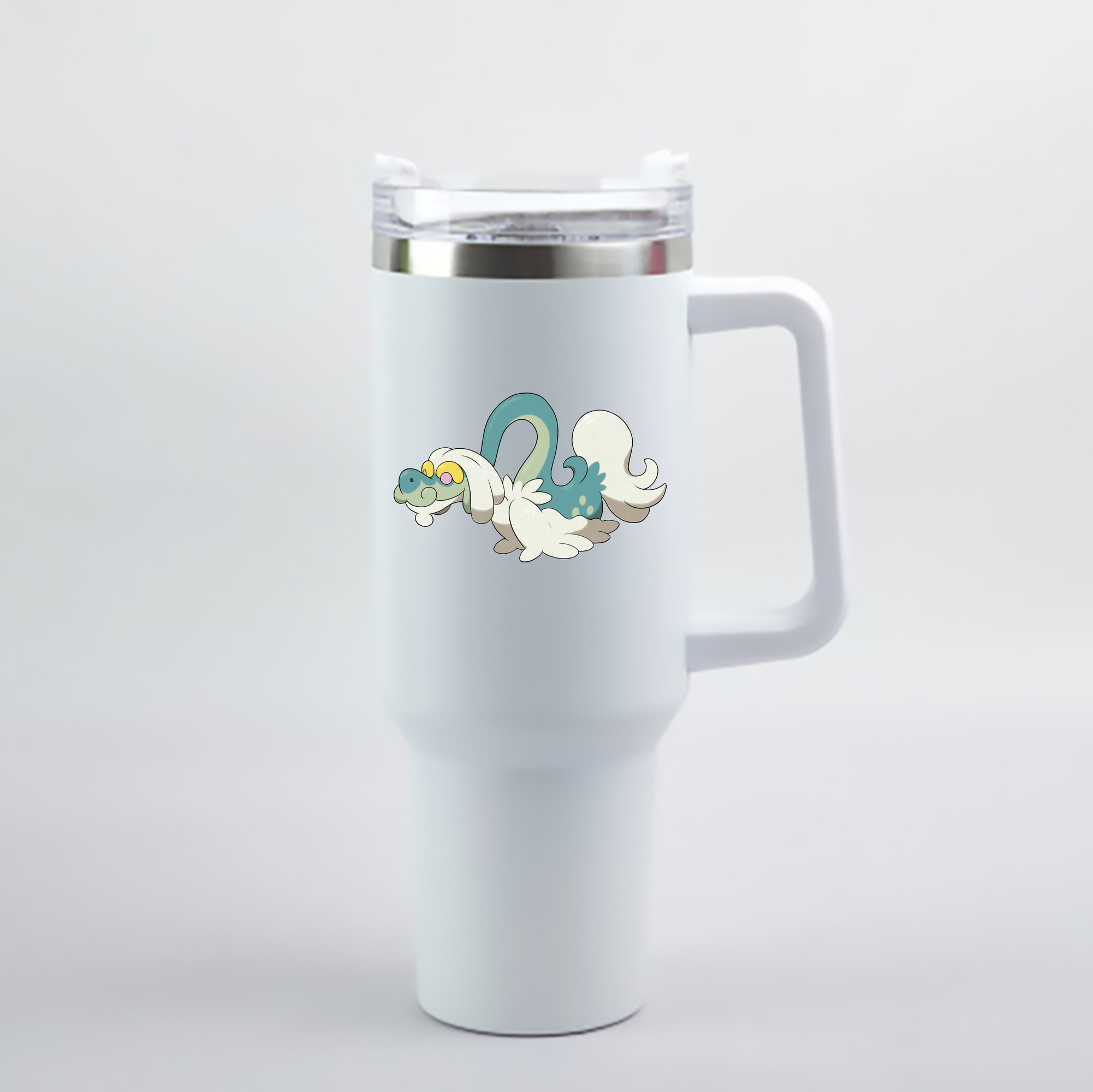 （画像用） ポケットモンスター Pokémon 1200mL車用タンブラー - クリスタルステッカー（プラスチックストロー付き）
