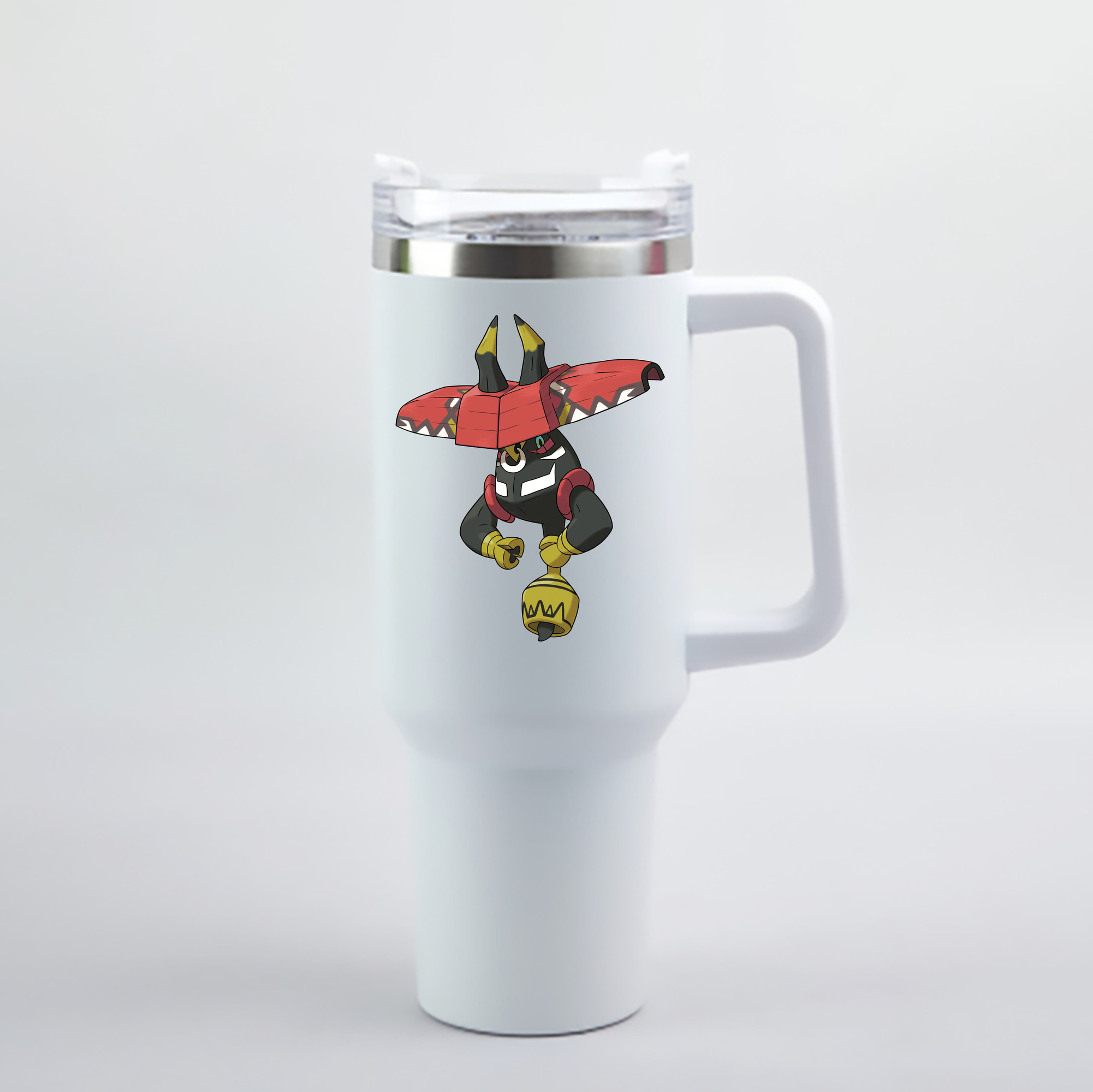 （画像用） ポケットモンスター Pokémon 1200mL車用タンブラー - クリスタルステッカー（プラスチックストロー付き）