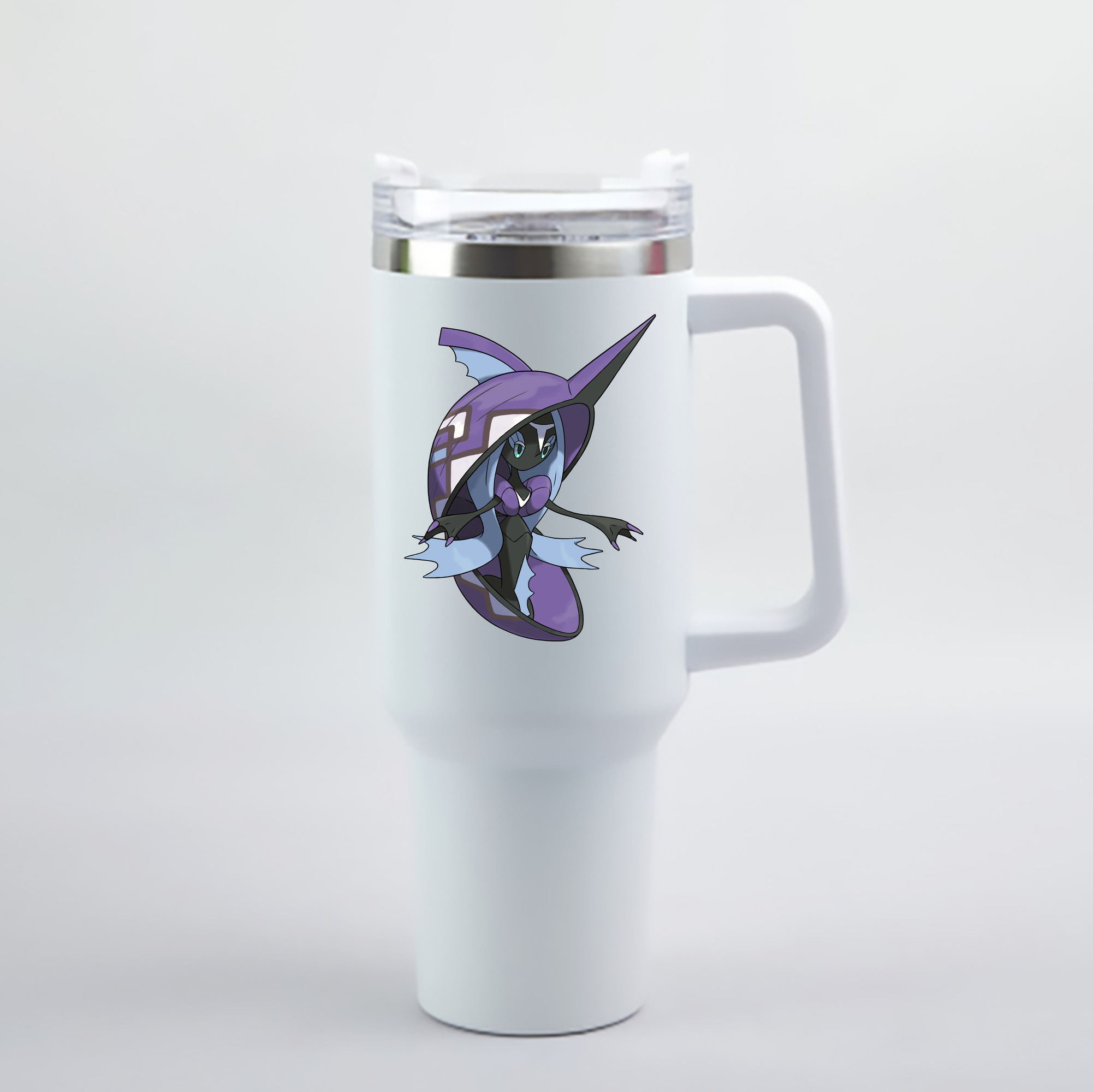 （画像用） ポケットモンスター Pokémon 1200mL車用タンブラー - クリスタルステッカー（プラスチックストロー付き）