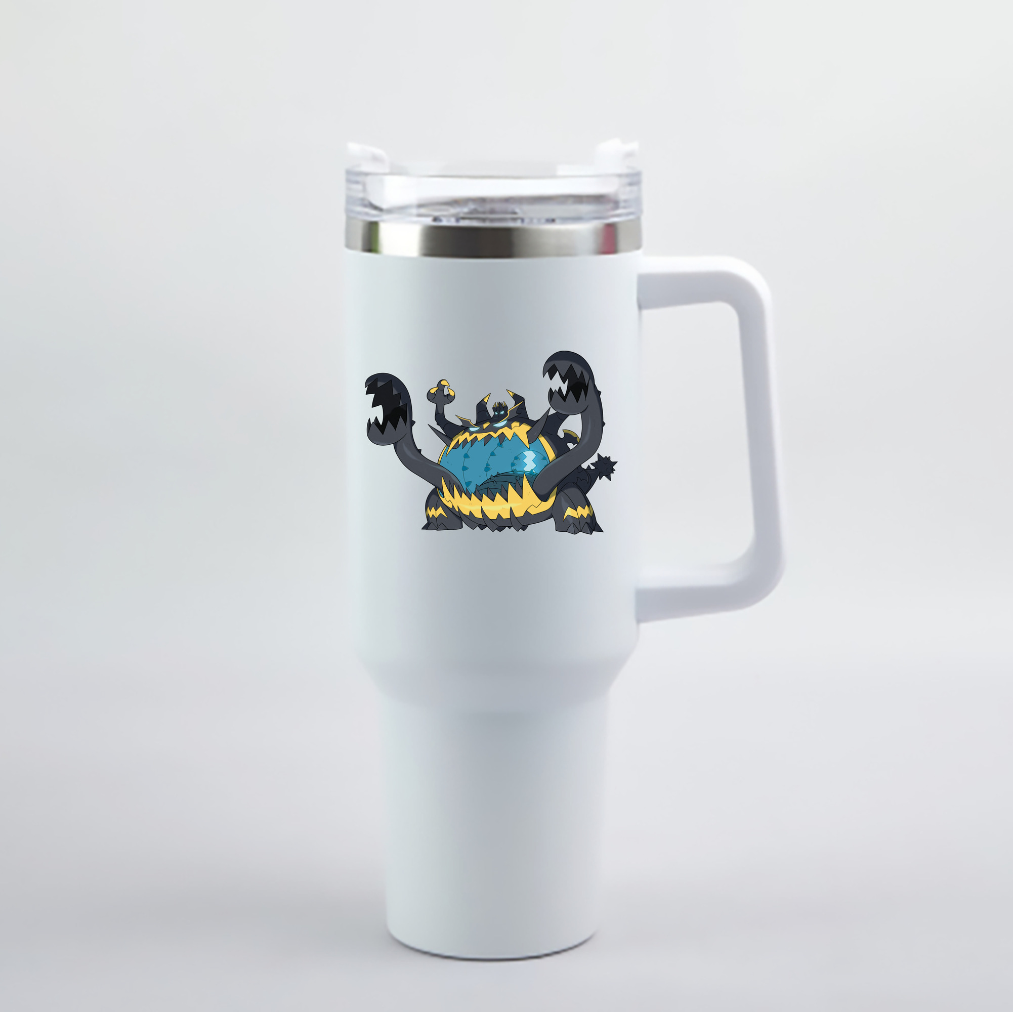 （画像用） ポケットモンスター Pokémon 1200mL車用タンブラー - クリスタルステッカー（プラスチックストロー付き）