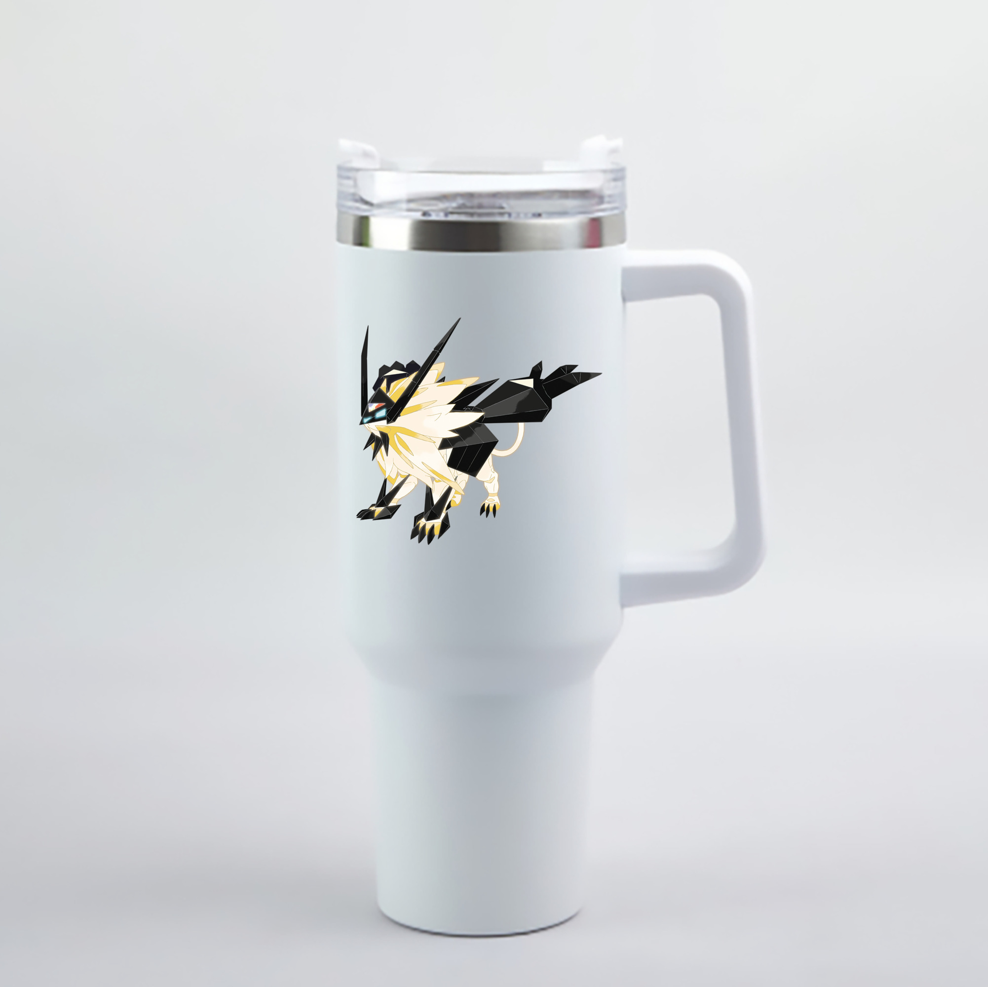 （画像用） ポケットモンスター Pokémon 1200mL車用タンブラー - クリスタルステッカー（プラスチックストロー付き）