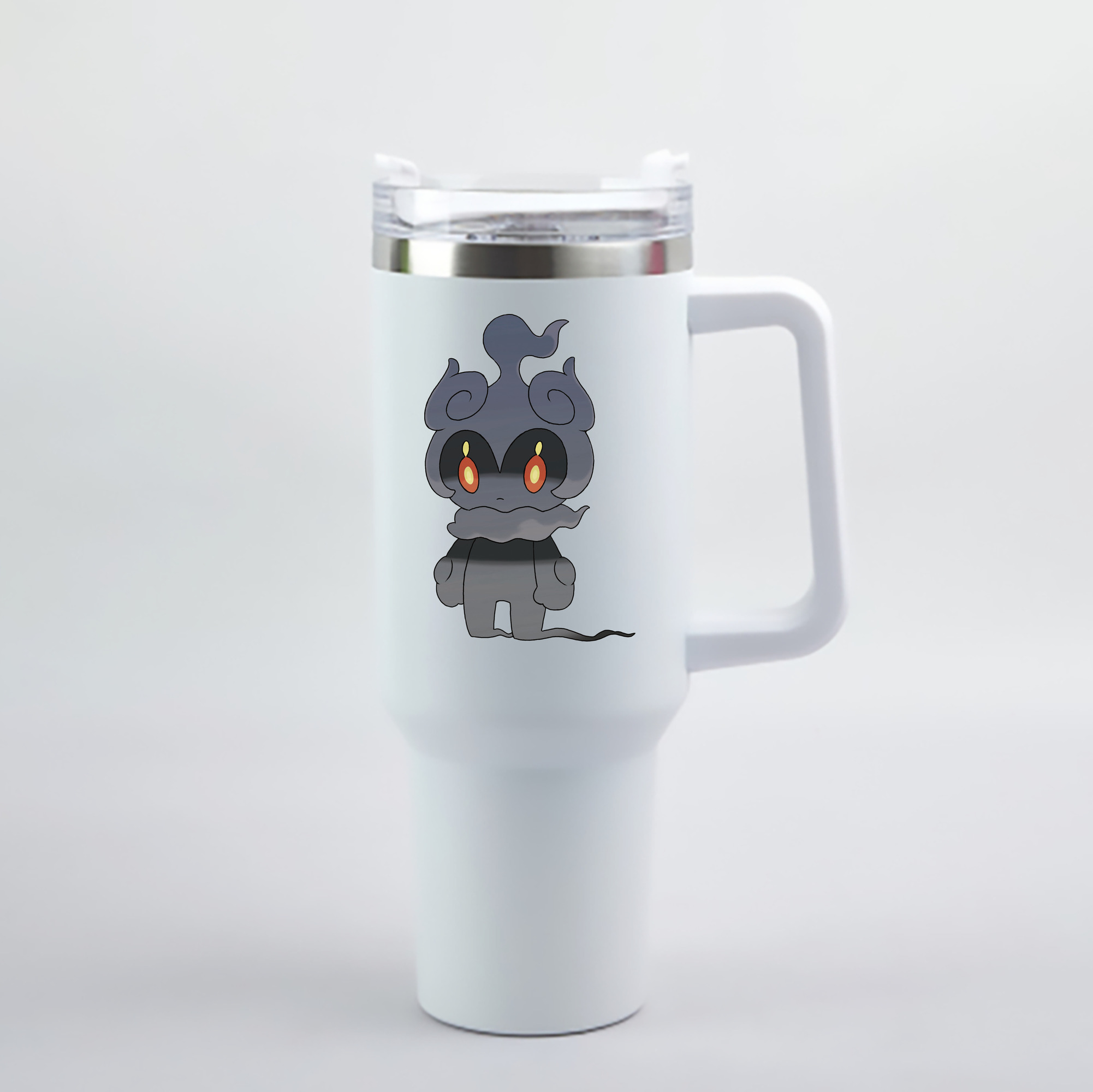 （画像用） ポケットモンスター Pokémon 1200mL車用タンブラー - クリスタルステッカー（プラスチックストロー付き）