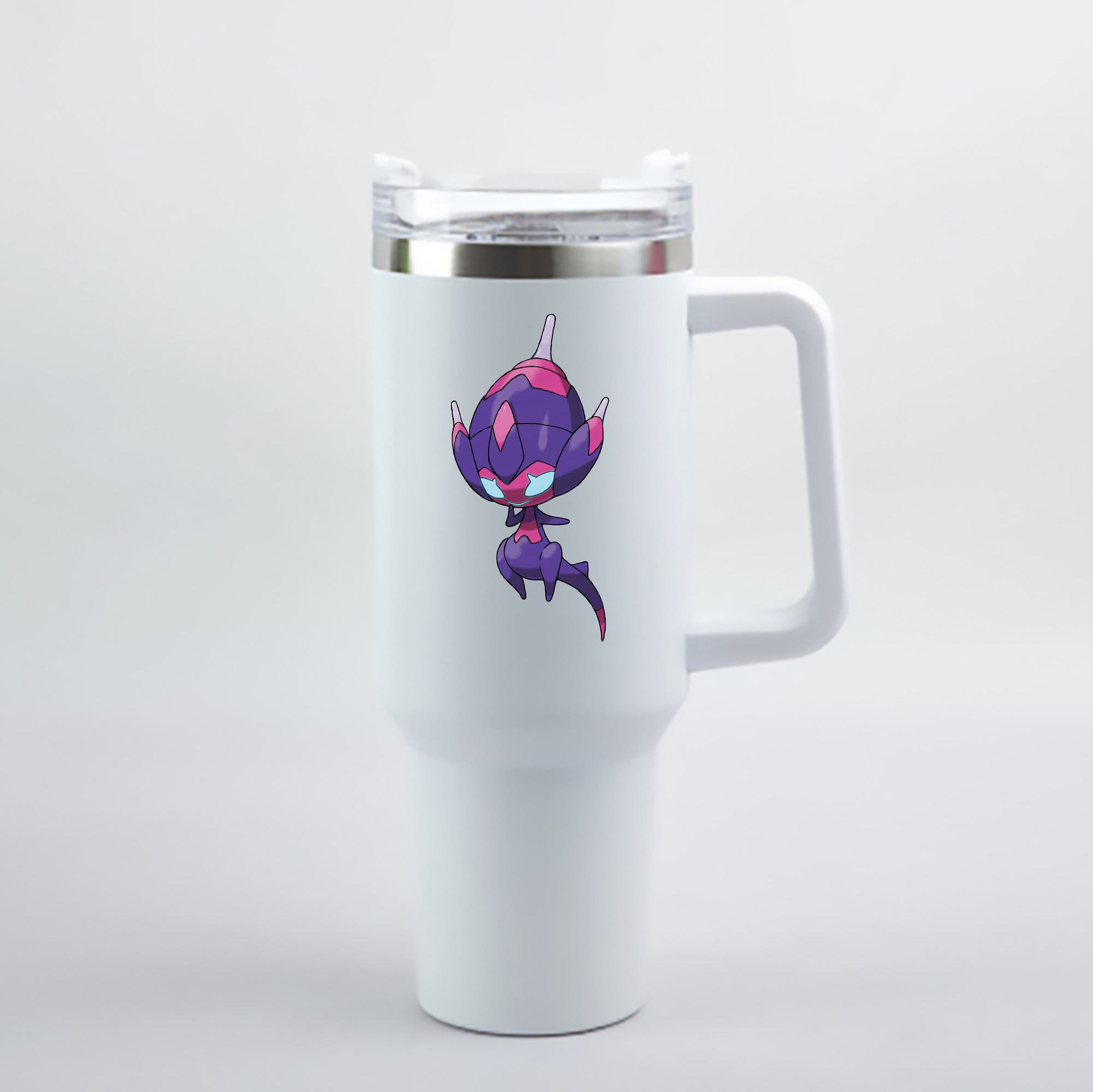 （画像用） ポケットモンスター Pokémon 1200mL車用タンブラー - クリスタルステッカー（プラスチックストロー付き）