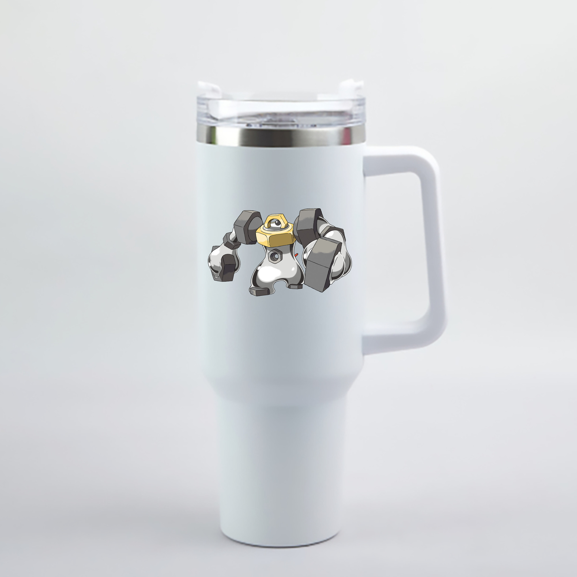 （画像用） ポケットモンスター Pokémon 1200mL車用タンブラー - クリスタルステッカー（プラスチックストロー付き）