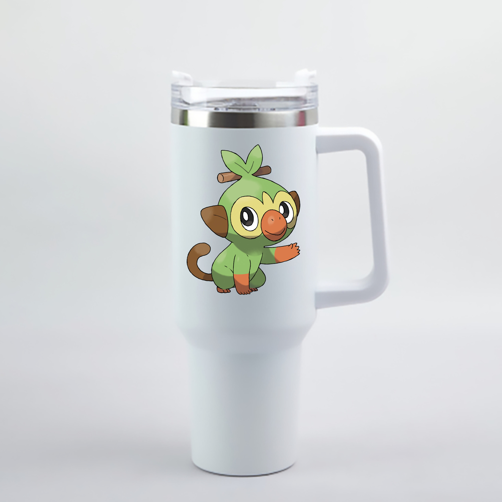 （画像用） ポケットモンスター Pokémon 1200mL車用タンブラー - クリスタルステッカー（プラスチックストロー付き）