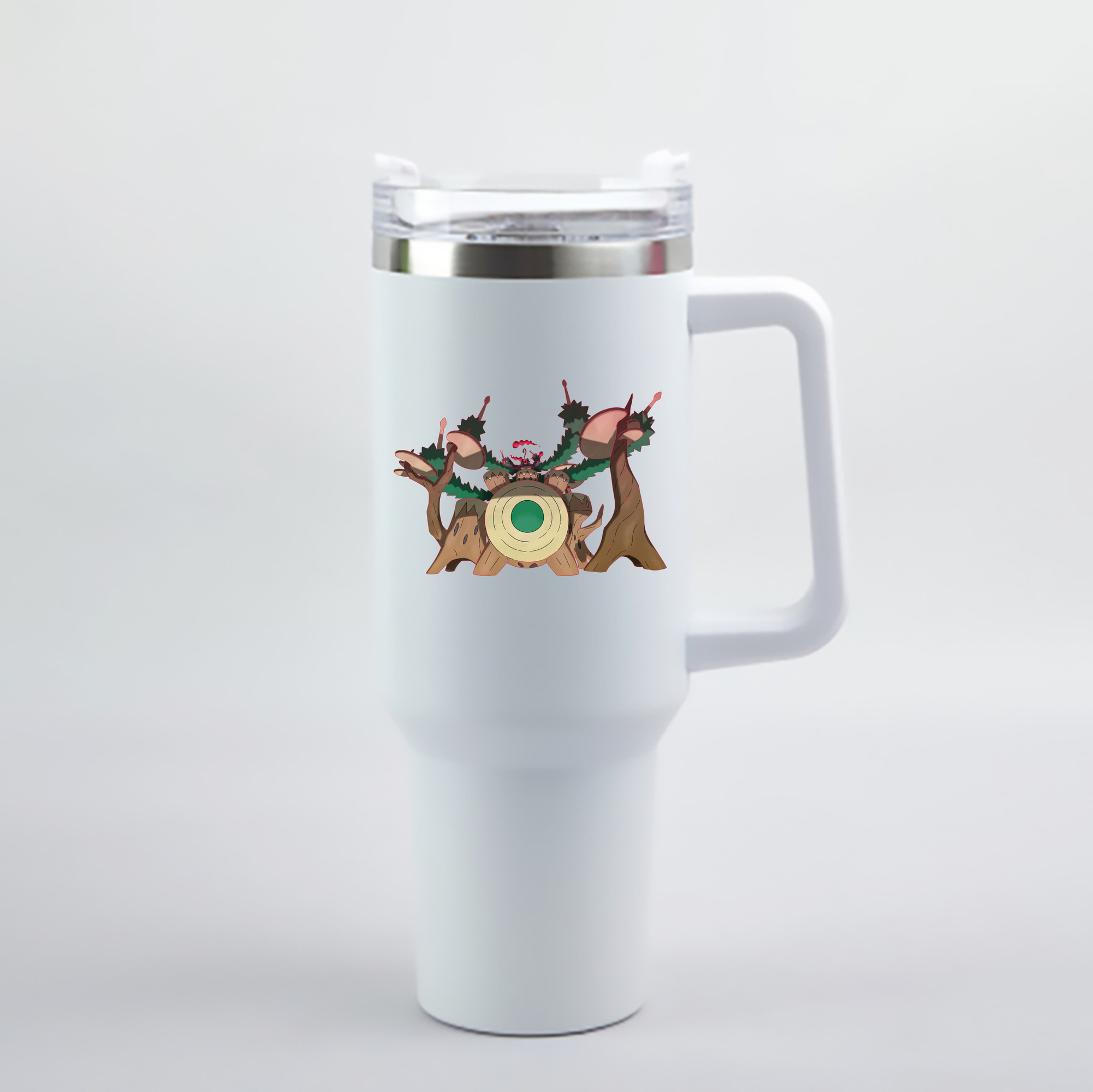 （画像用） ポケットモンスター Pokémon 1200mL車用タンブラー - クリスタルステッカー（プラスチックストロー付き）