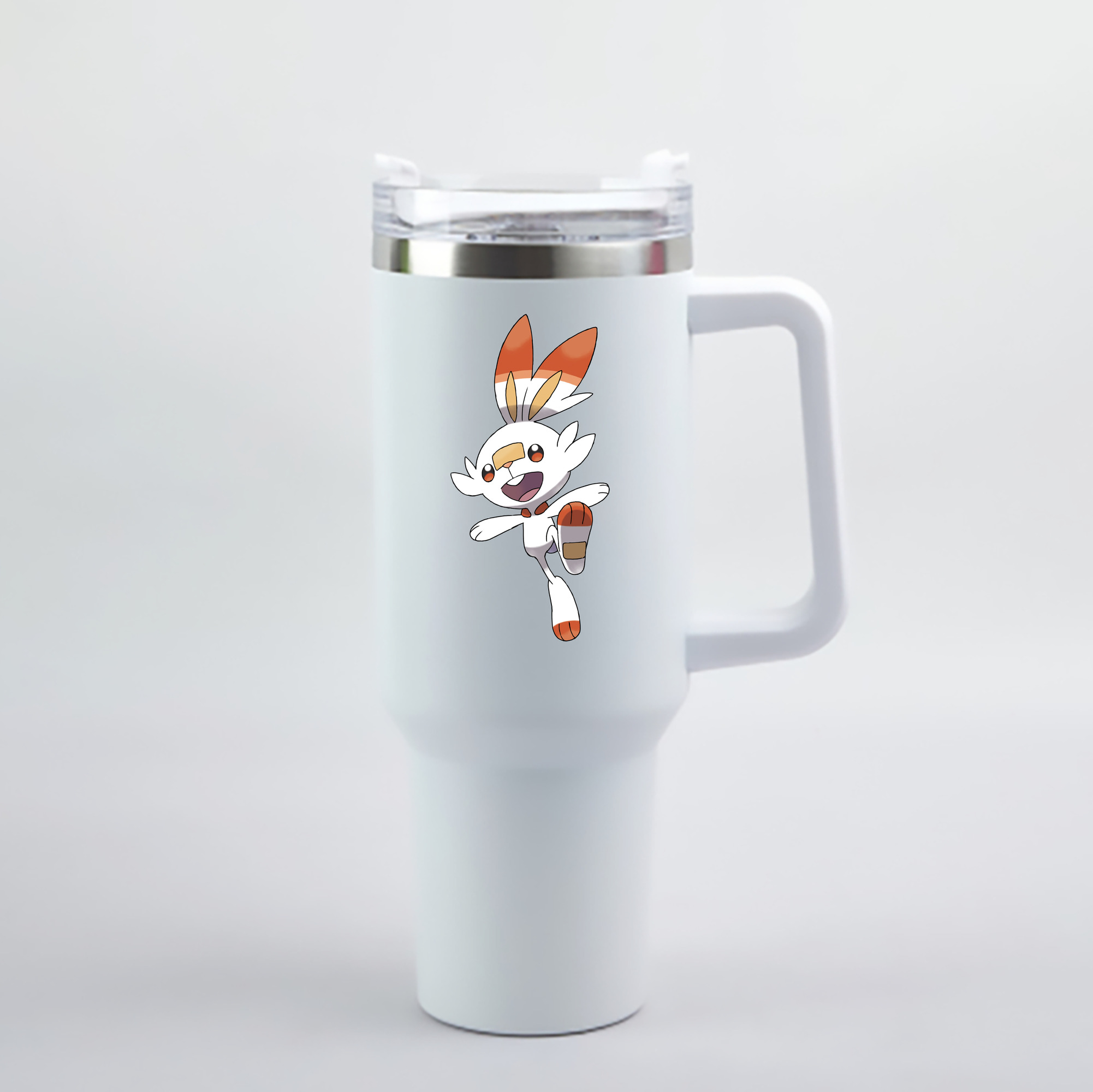 （画像用） ポケットモンスター Pokémon 1200mL車用タンブラー - クリスタルステッカー（プラスチックストロー付き）