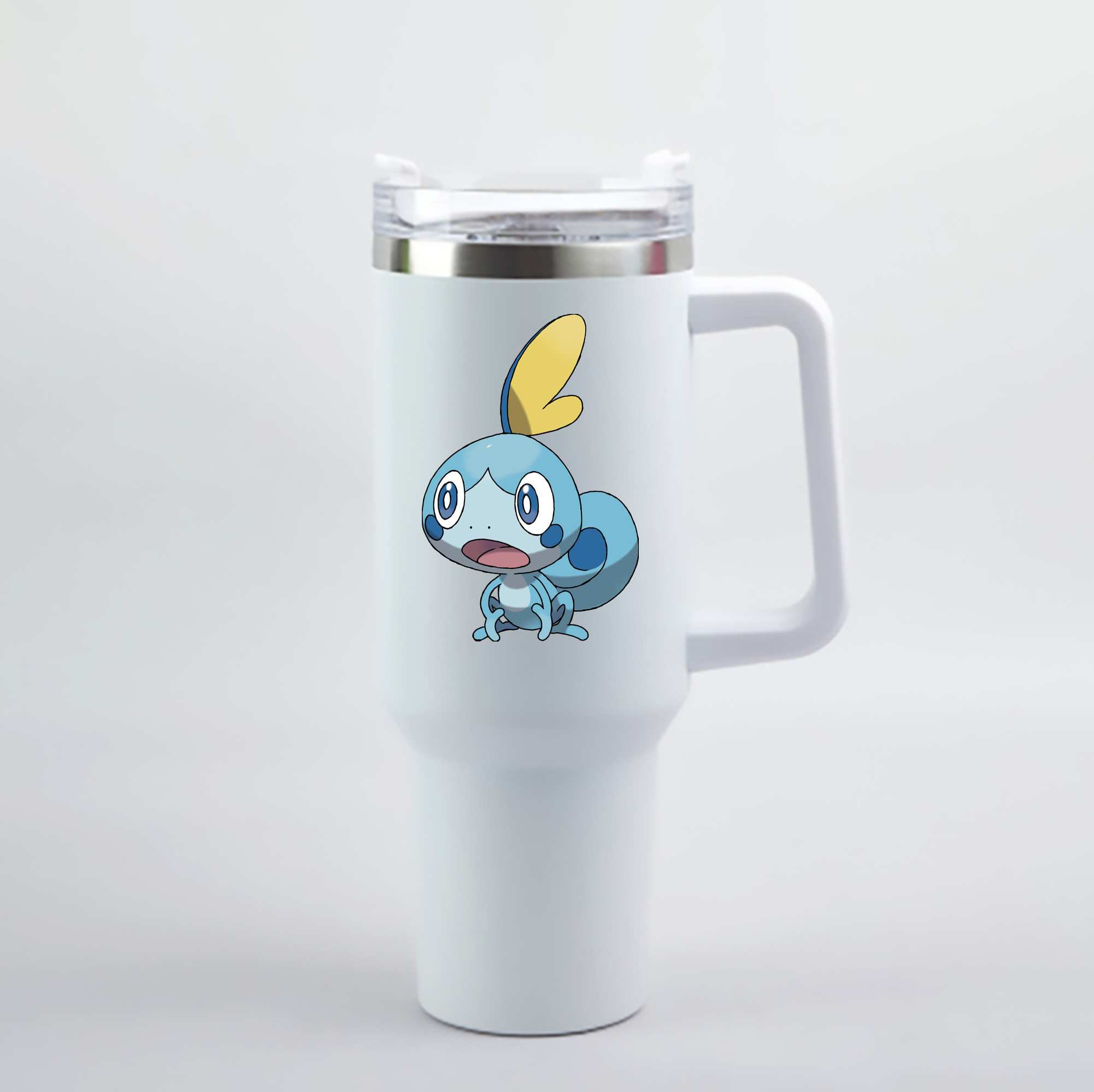 （画像用） ポケットモンスター Pokémon 1200mL車用タンブラー - クリスタルステッカー（プラスチックストロー付き）