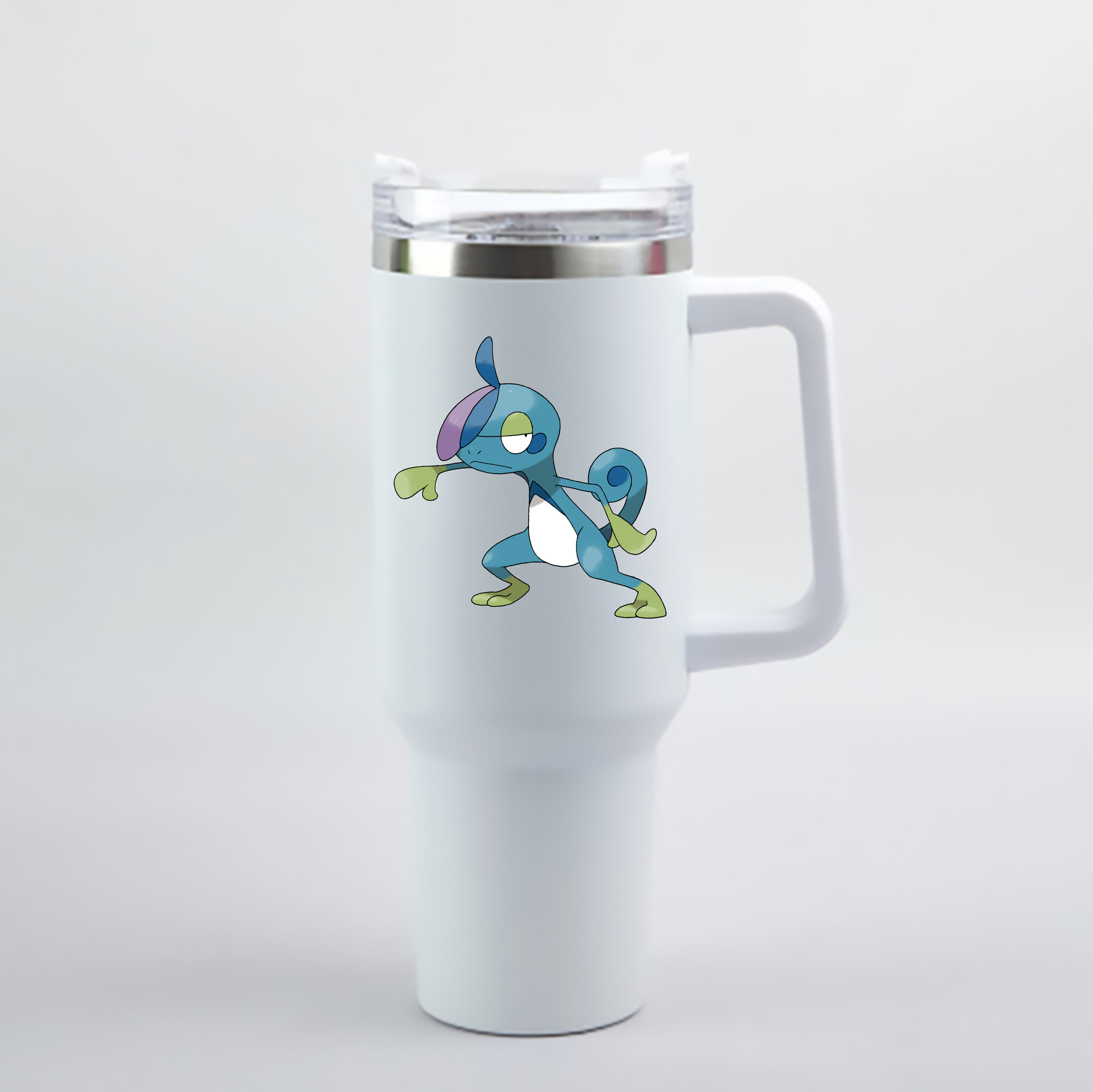 （画像用） ポケットモンスター Pokémon 1200mL車用タンブラー - クリスタルステッカー（プラスチックストロー付き）