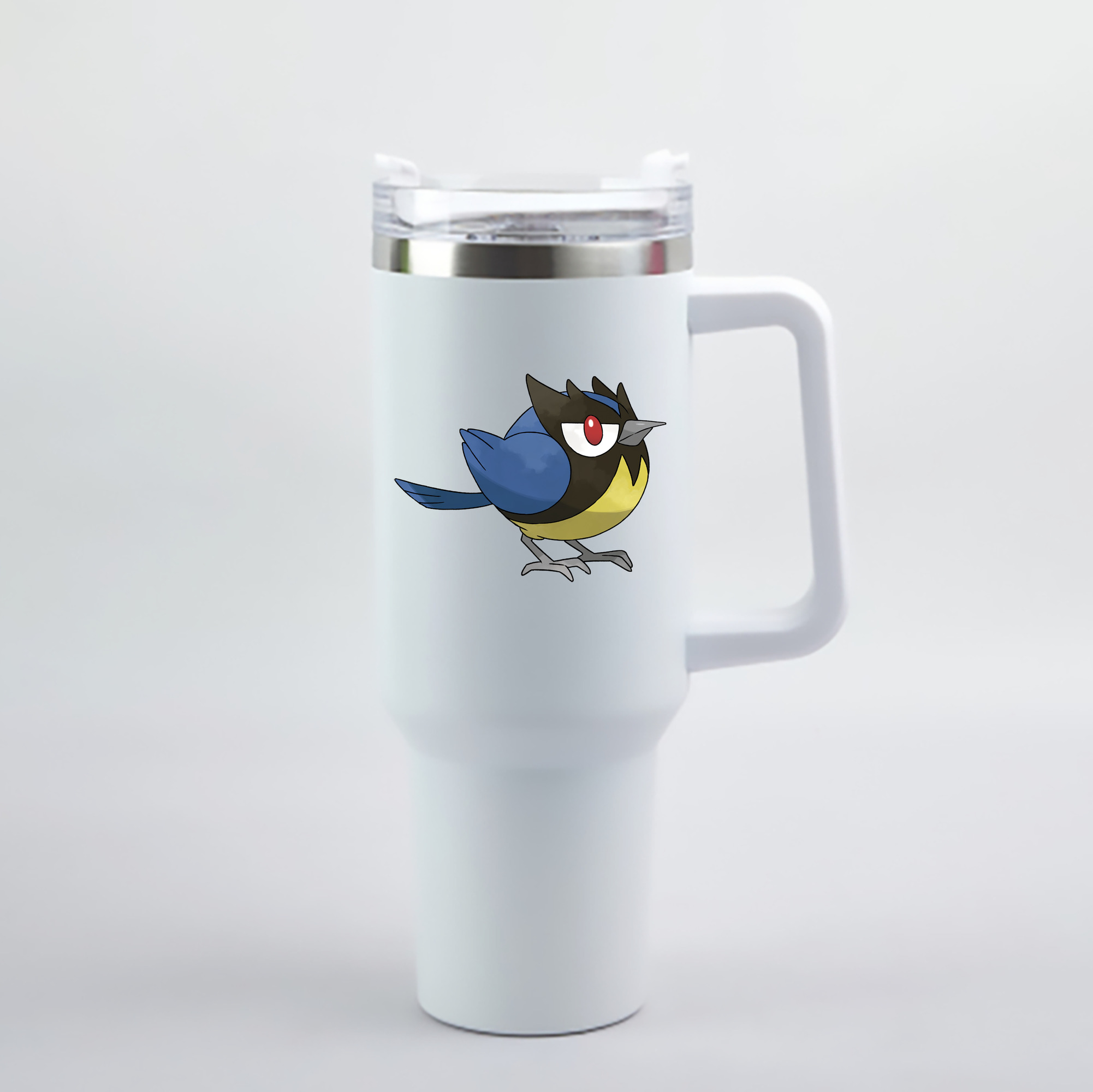 （画像用） ポケットモンスター Pokémon 1200mL車用タンブラー - クリスタルステッカー（プラスチックストロー付き）