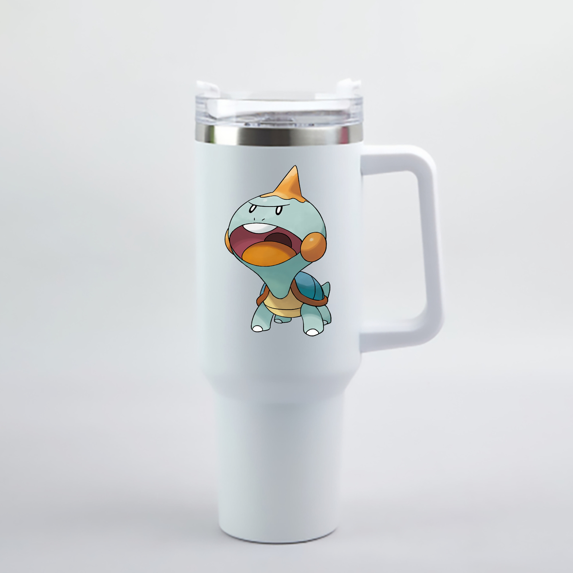（画像用） ポケットモンスター Pokémon 1200mL車用タンブラー - クリスタルステッカー（プラスチックストロー付き）