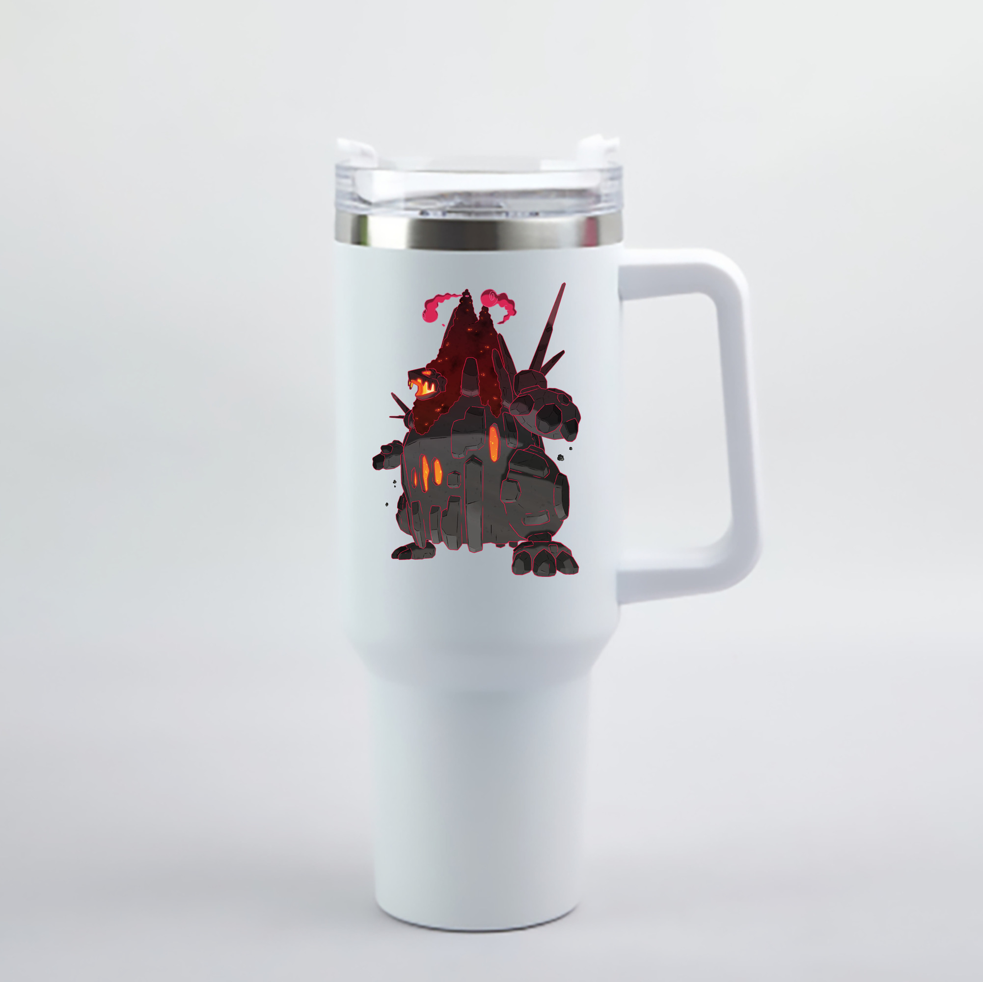 （画像用） ポケットモンスター Pokémon 1200mL車用タンブラー - クリスタルステッカー（プラスチックストロー付き）