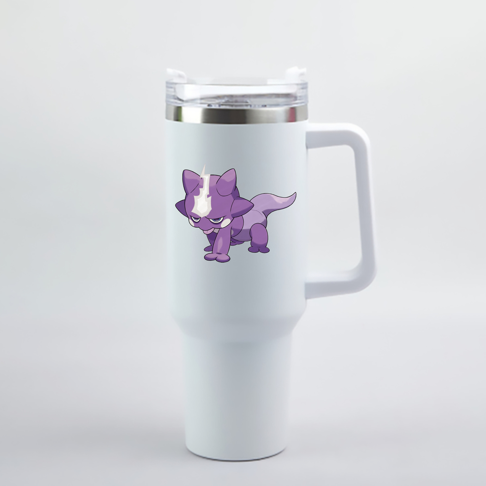 （画像用） ポケットモンスター Pokémon 1200mL車用タンブラー - クリスタルステッカー（プラスチックストロー付き）