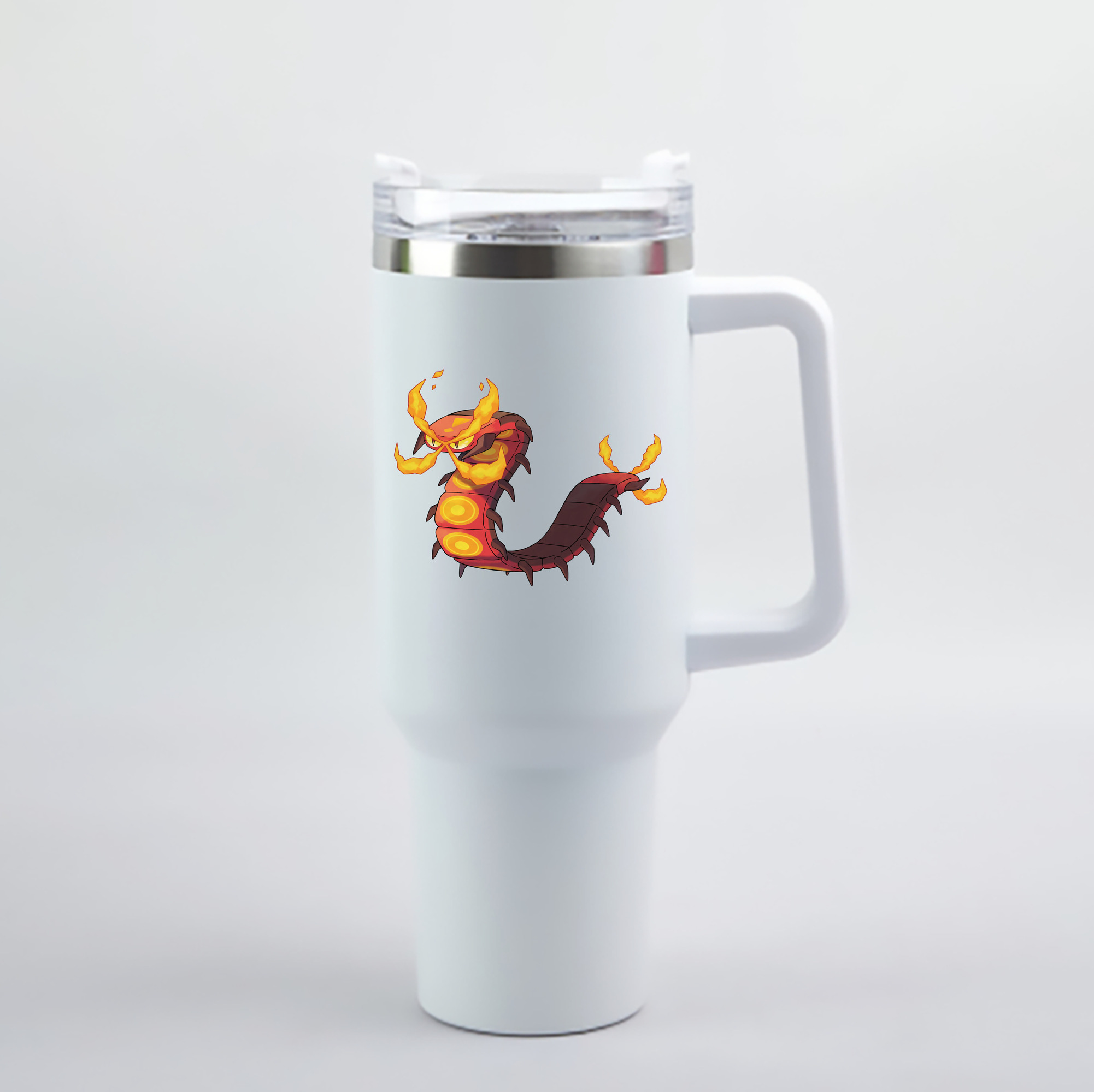 （画像用） ポケットモンスター Pokémon 1200mL車用タンブラー - クリスタルステッカー（プラスチックストロー付き）