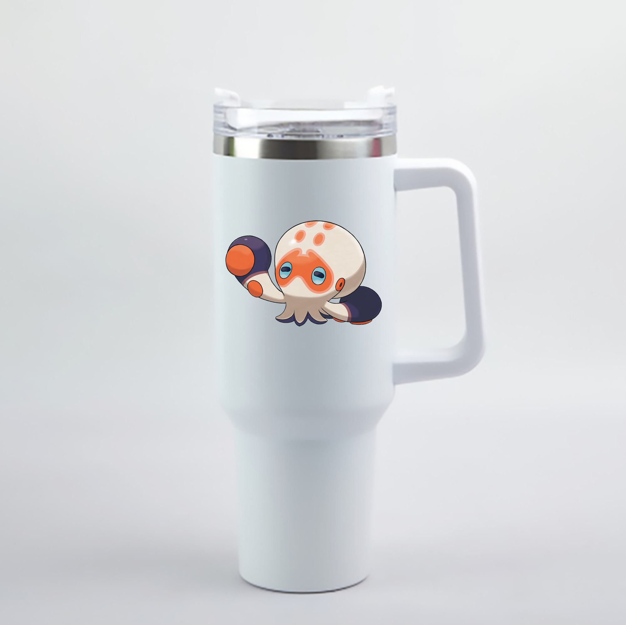 （画像用） ポケットモンスター Pokémon 1200mL車用タンブラー - クリスタルステッカー（プラスチックストロー付き）