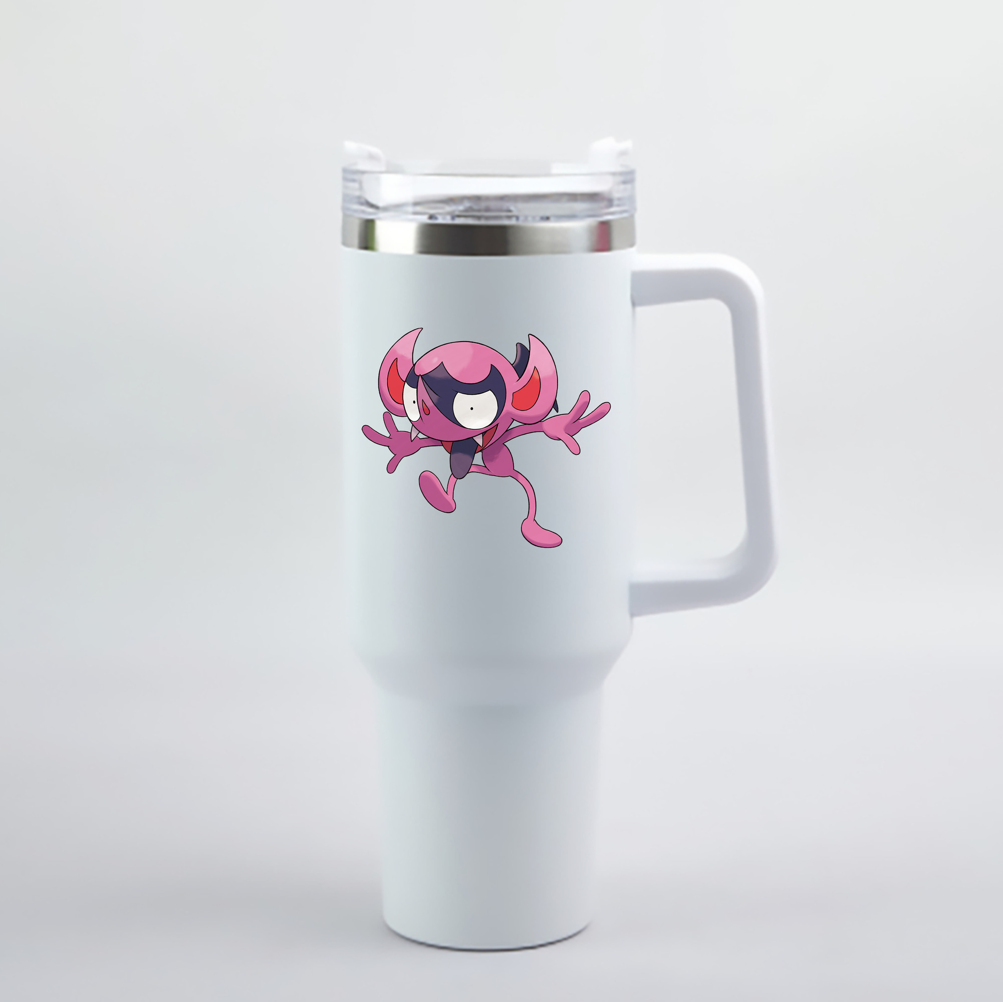 （画像用） ポケットモンスター Pokémon 1200mL車用タンブラー - クリスタルステッカー（プラスチックストロー付き）