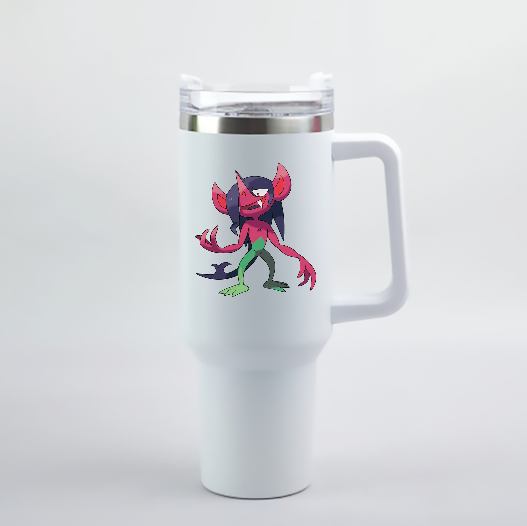 （画像用） ポケットモンスター Pokémon 1200mL車用タンブラー - クリスタルステッカー（プラスチックストロー付き）