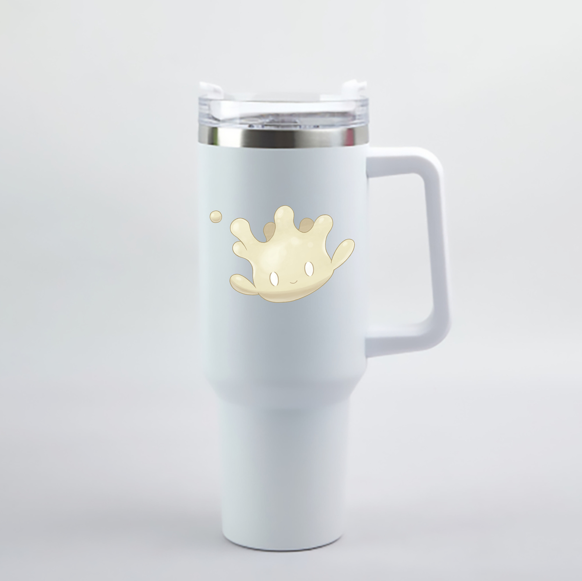 （画像用） ポケットモンスター Pokémon 1200mL車用タンブラー - クリスタルステッカー（プラスチックストロー付き）