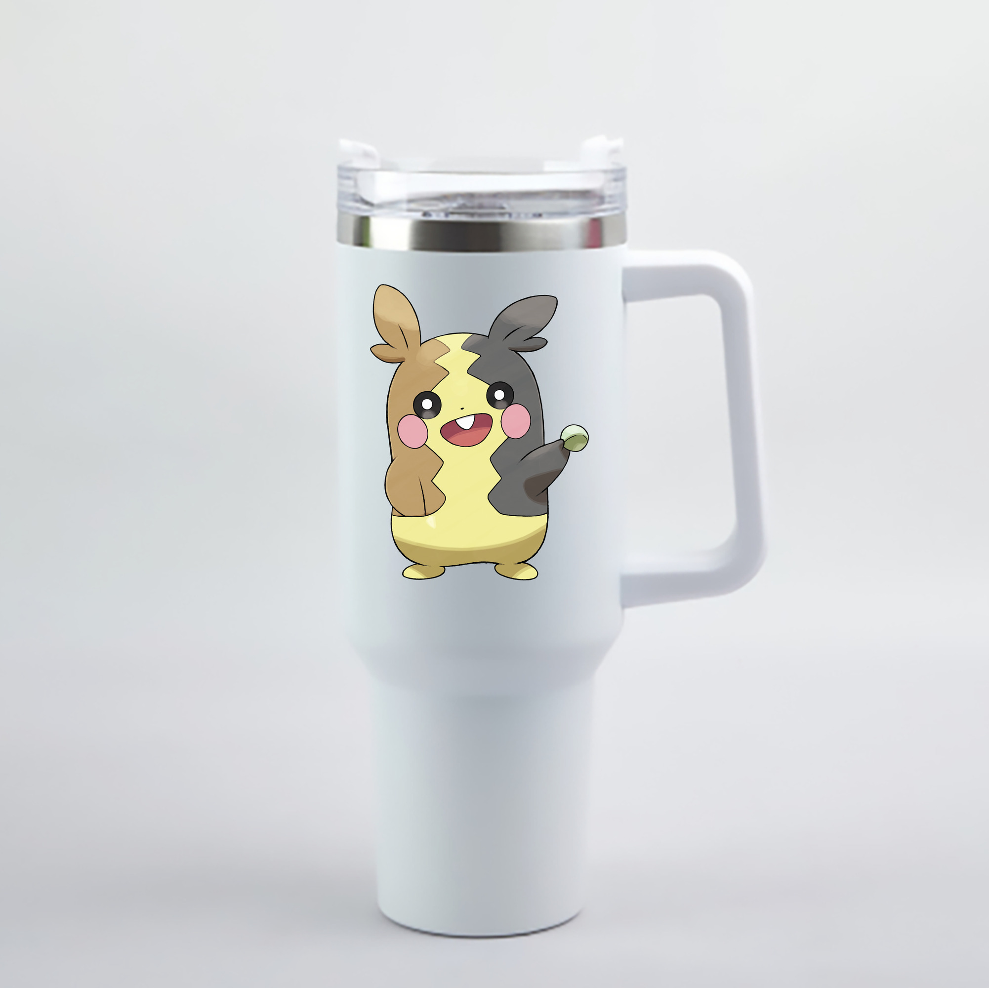 （画像用） ポケットモンスター Pokémon 1200mL車用タンブラー - クリスタルステッカー（プラスチックストロー付き）