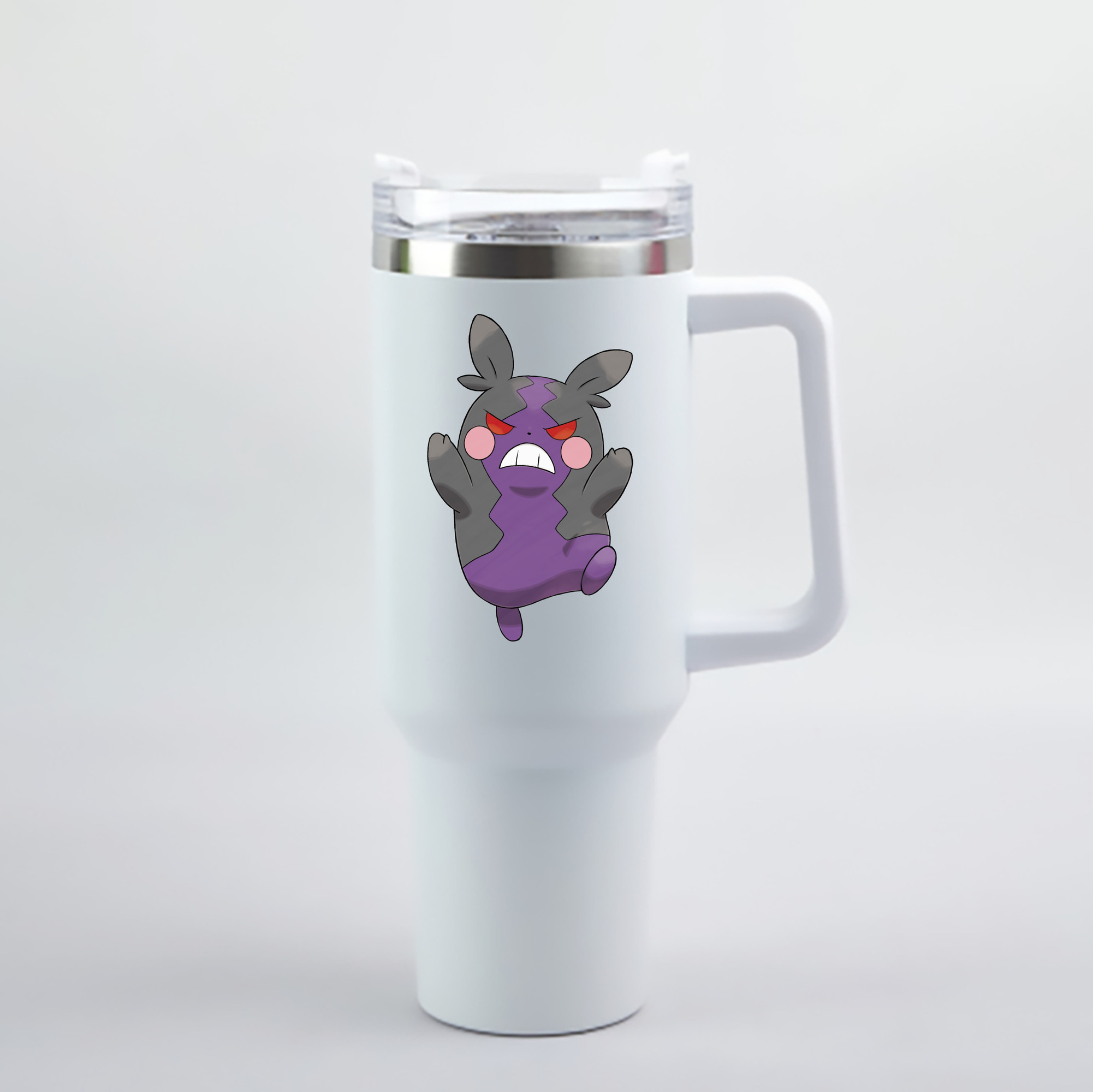 （画像用） ポケットモンスター Pokémon 1200mL車用タンブラー - クリスタルステッカー（プラスチックストロー付き）