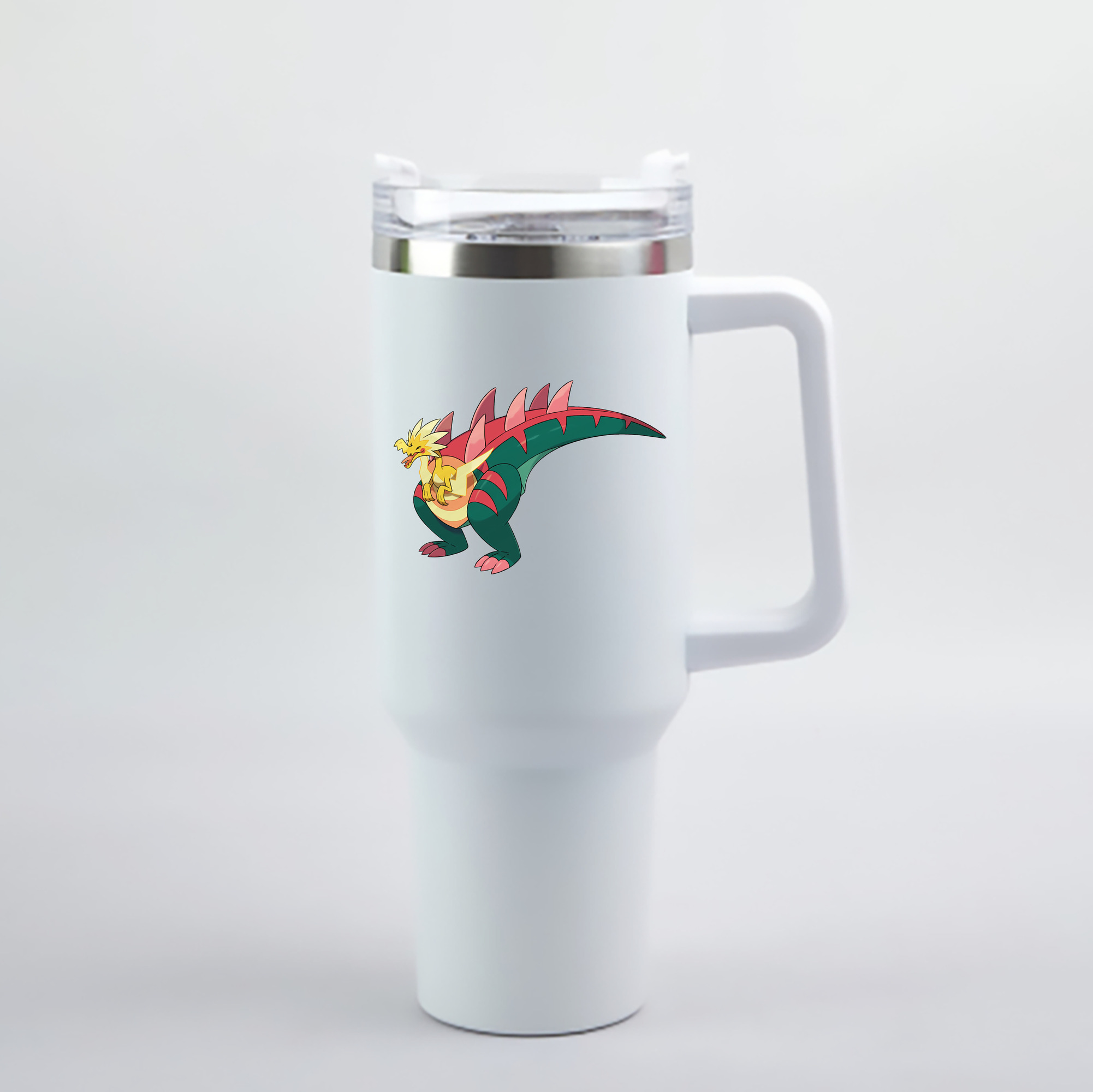 （画像用） ポケットモンスター Pokémon 1200mL車用タンブラー - クリスタルステッカー（プラスチックストロー付き）