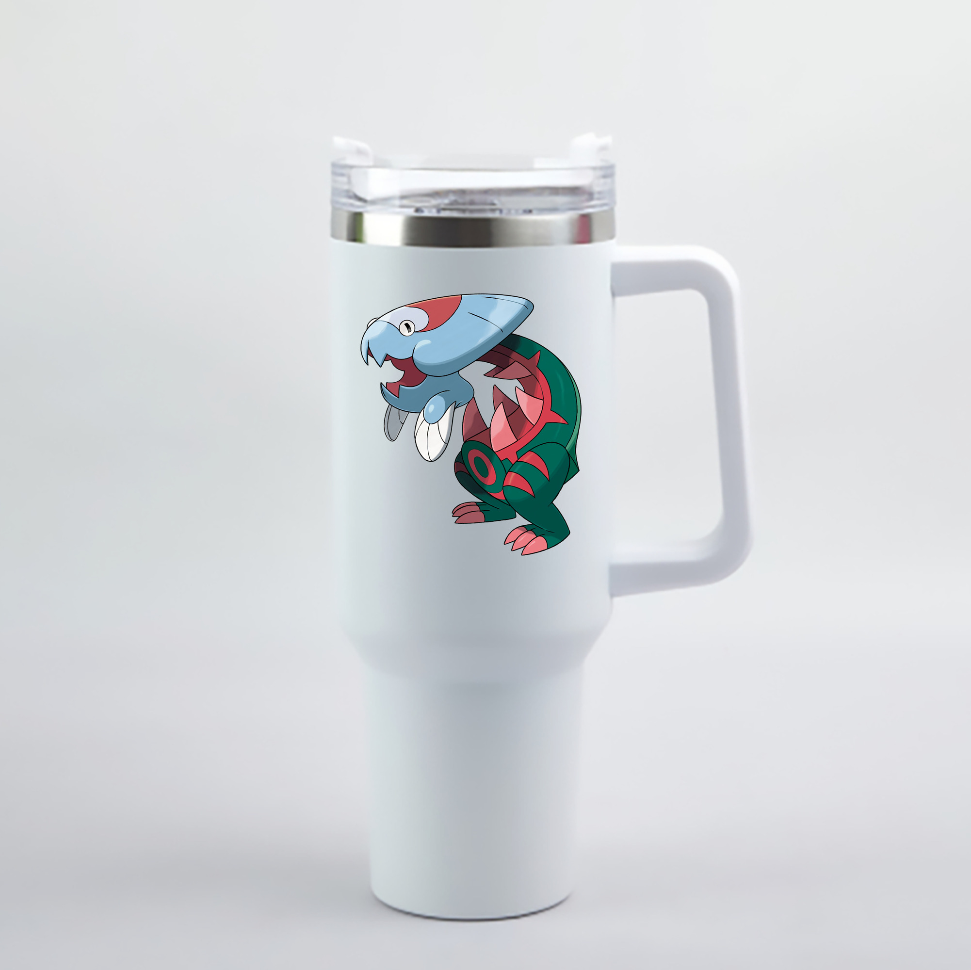 （画像用） ポケットモンスター Pokémon 1200mL車用タンブラー - クリスタルステッカー（プラスチックストロー付き）