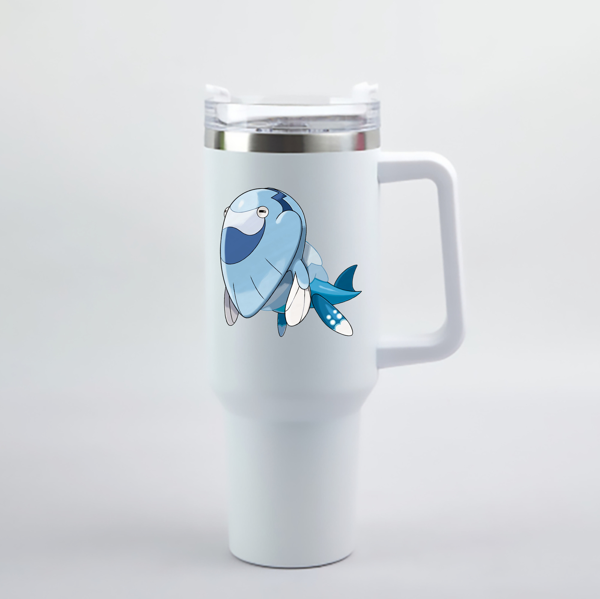 （画像用） ポケットモンスター Pokémon 1200mL車用タンブラー - クリスタルステッカー（プラスチックストロー付き）