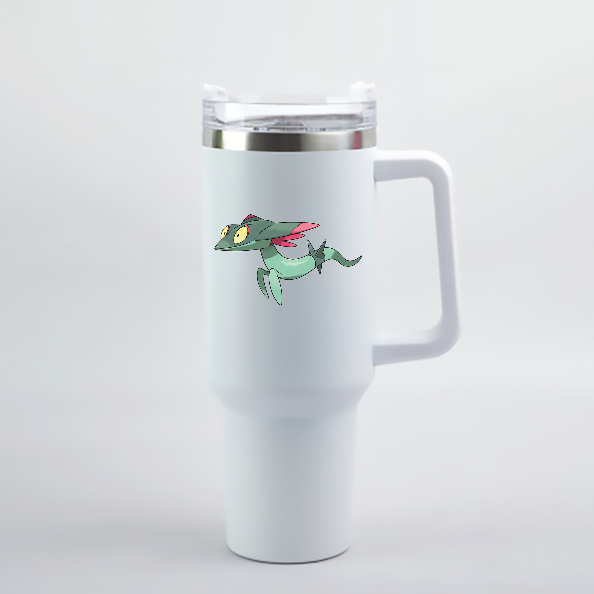 （画像用） ポケットモンスター Pokémon 1200mL車用タンブラー - クリスタルステッカー（プラスチックストロー付き）