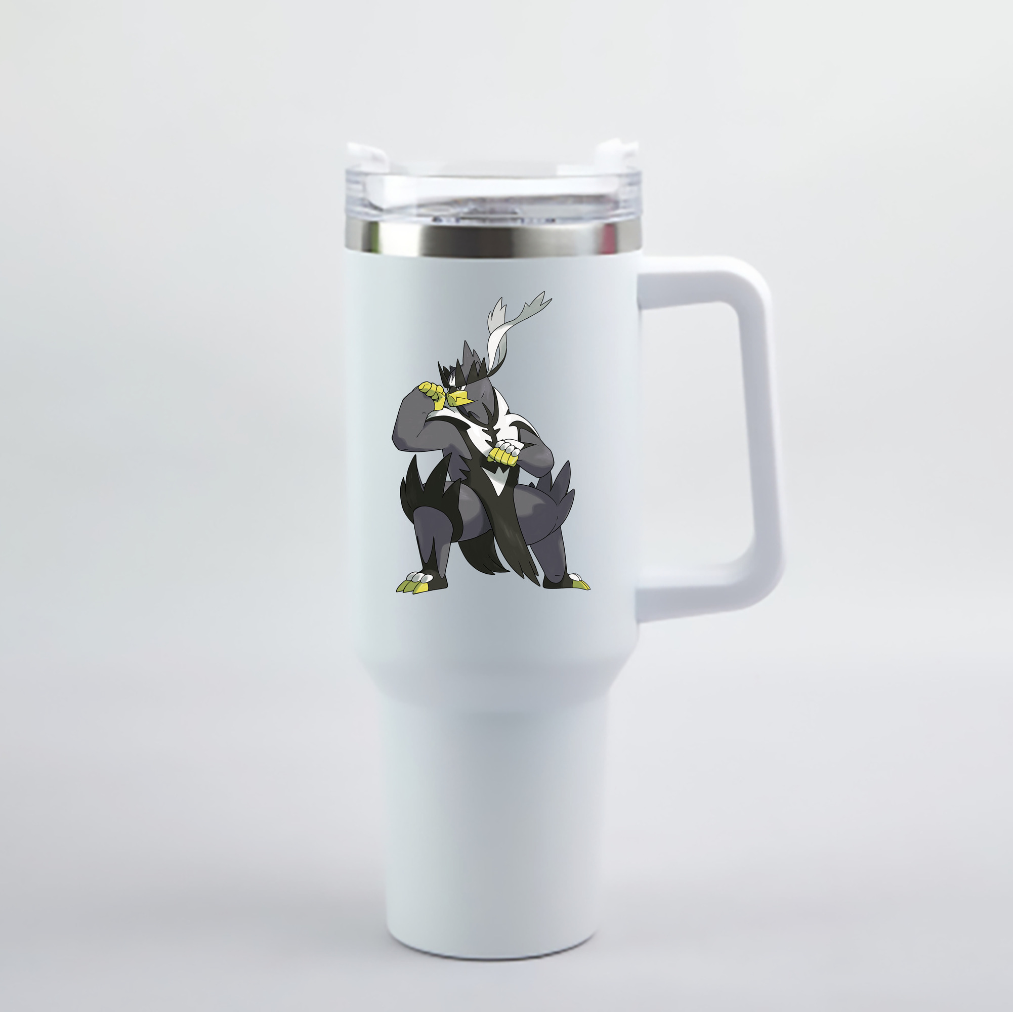 （画像用） ポケットモンスター Pokémon 1200mL車用タンブラー - クリスタルステッカー（プラスチックストロー付き）