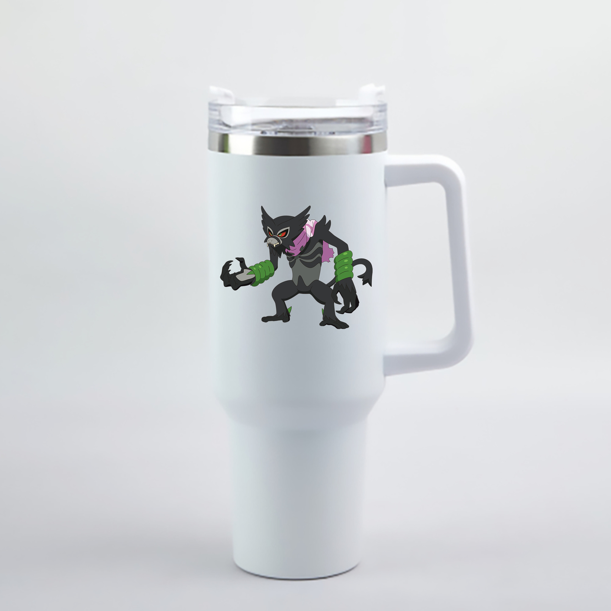 （画像用） ポケットモンスター Pokémon 1200mL車用タンブラー - クリスタルステッカー（プラスチックストロー付き）