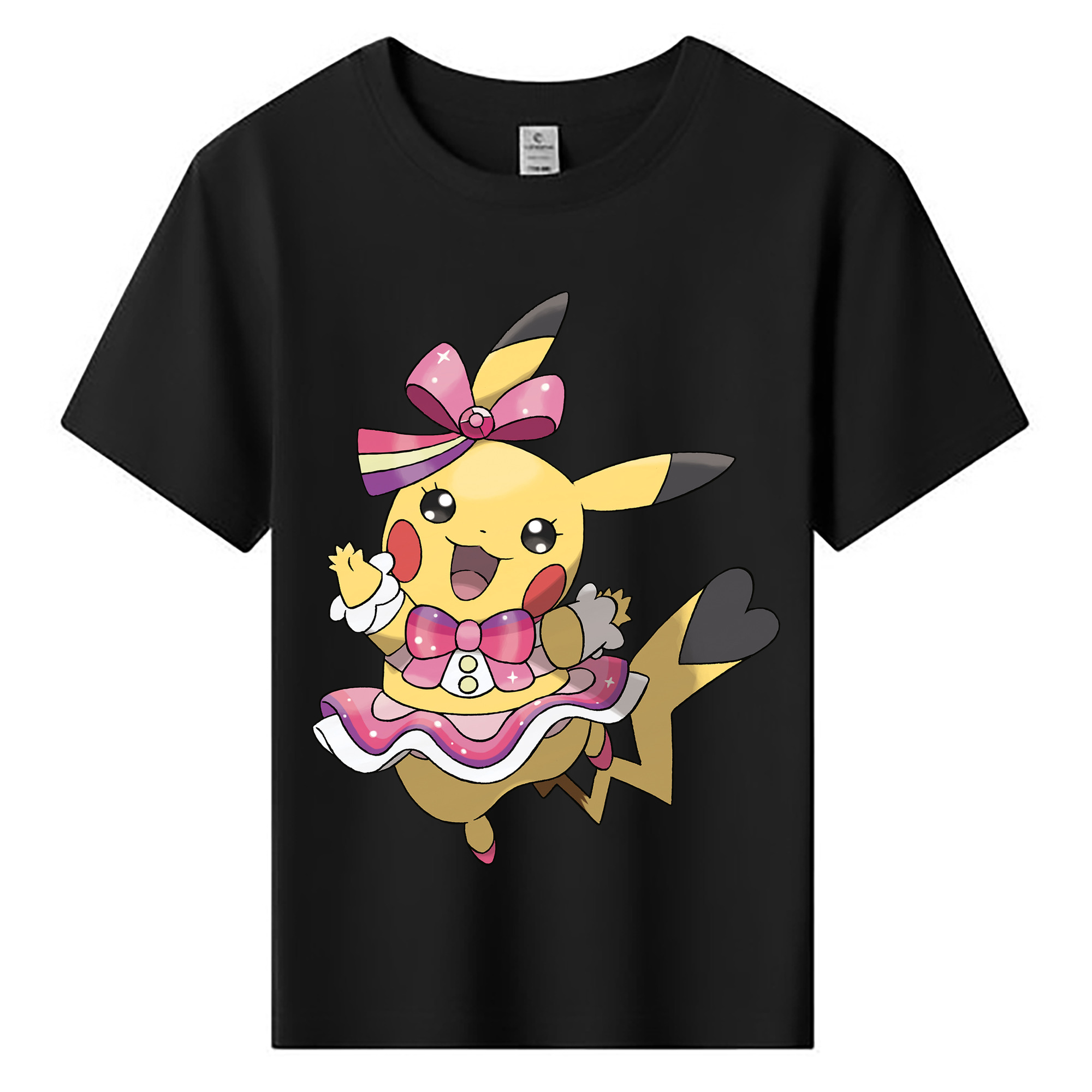 （画像用） ポケットモンスター Pokémon 綿100％キッズTシャツ（フロントプリント）