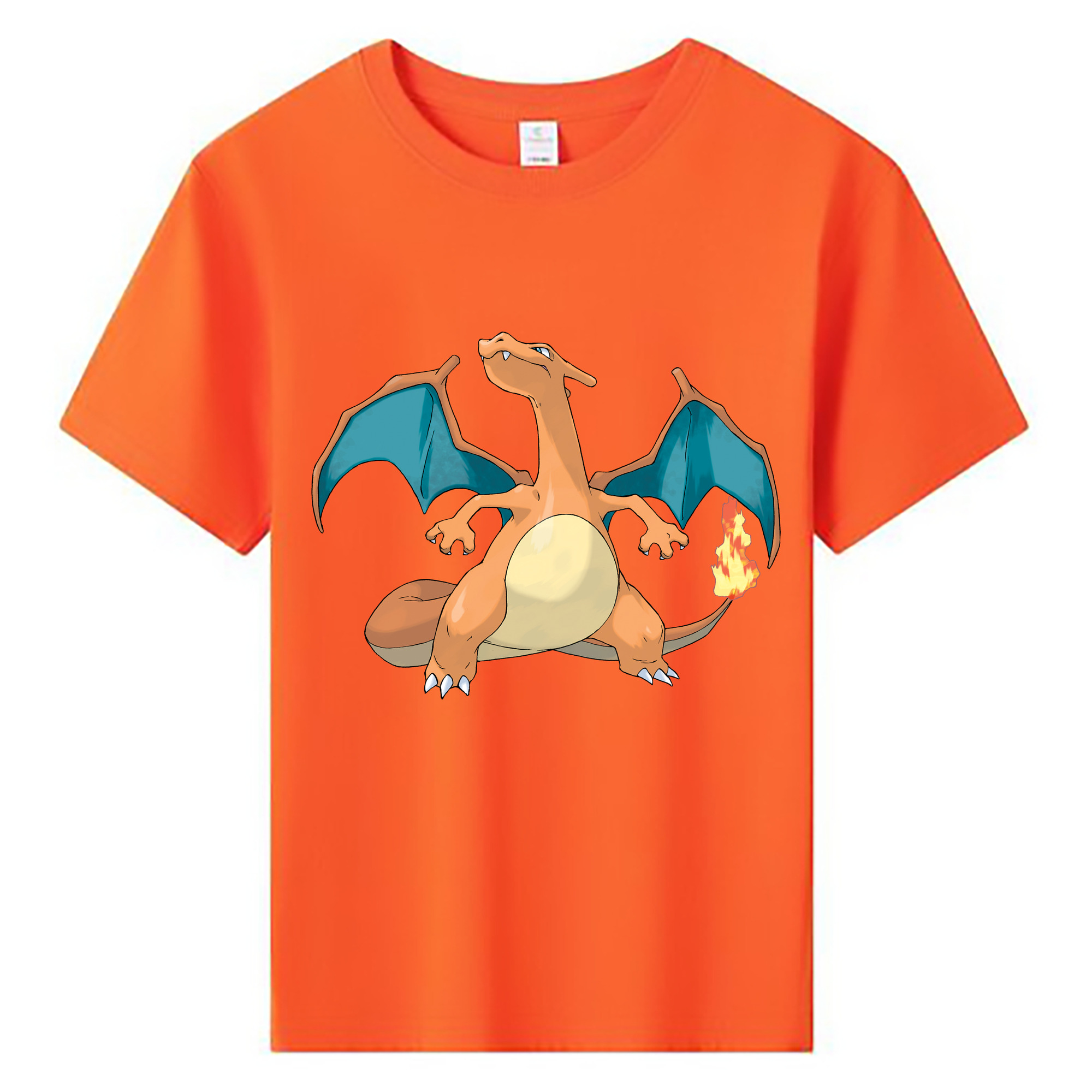 （画像用） ポケットモンスター Pokémon 綿100％キッズTシャツ（フロントプリント）