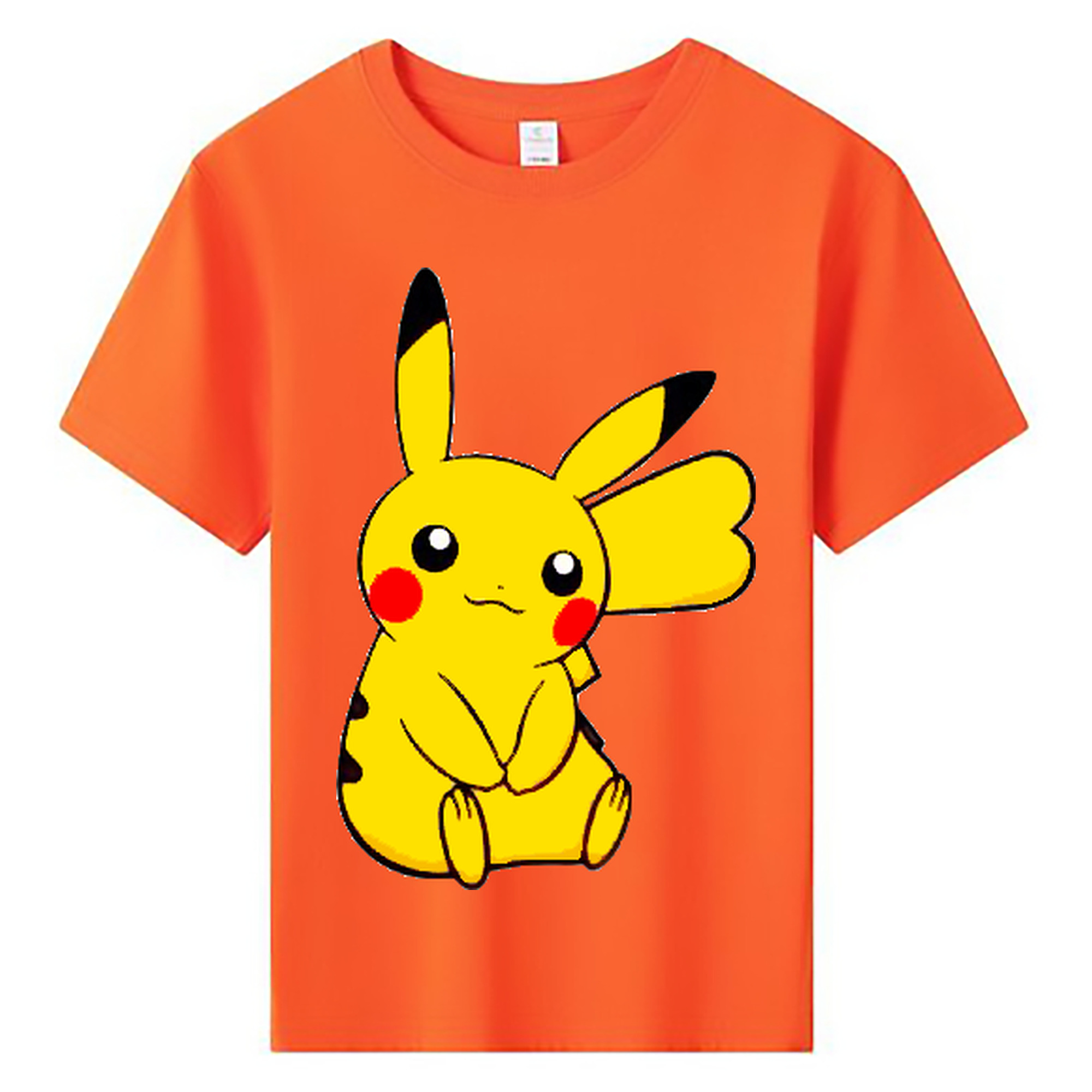 （画像用） ポケットモンスター Pokémon 綿100％キッズTシャツ（フロントプリント）