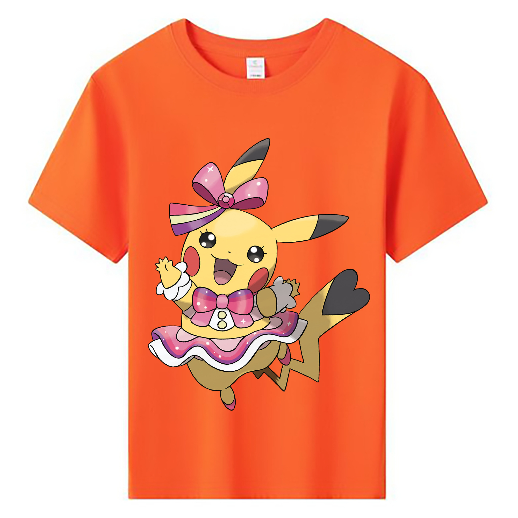 （画像用） ポケットモンスター Pokémon 綿100％キッズTシャツ（フロントプリント）