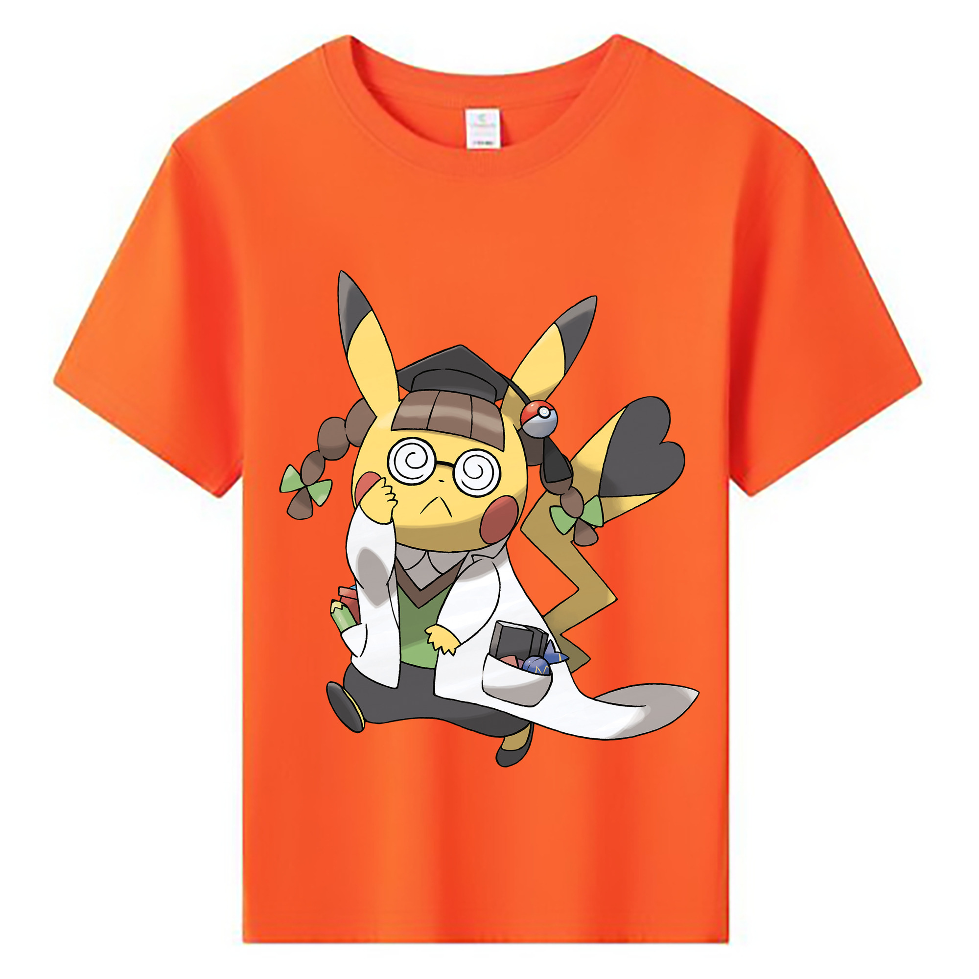 （画像用） ポケットモンスター Pokémon 綿100％キッズTシャツ（フロントプリント）