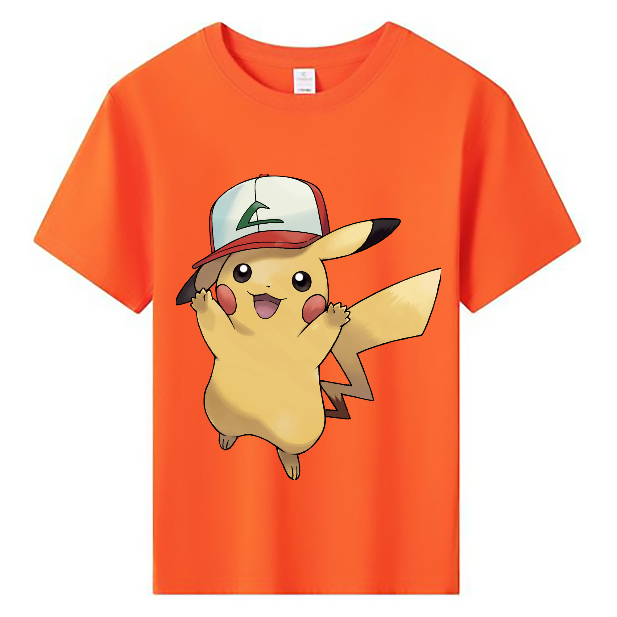 （画像用） ポケットモンスター Pokémon 綿100％キッズTシャツ（フロントプリント）