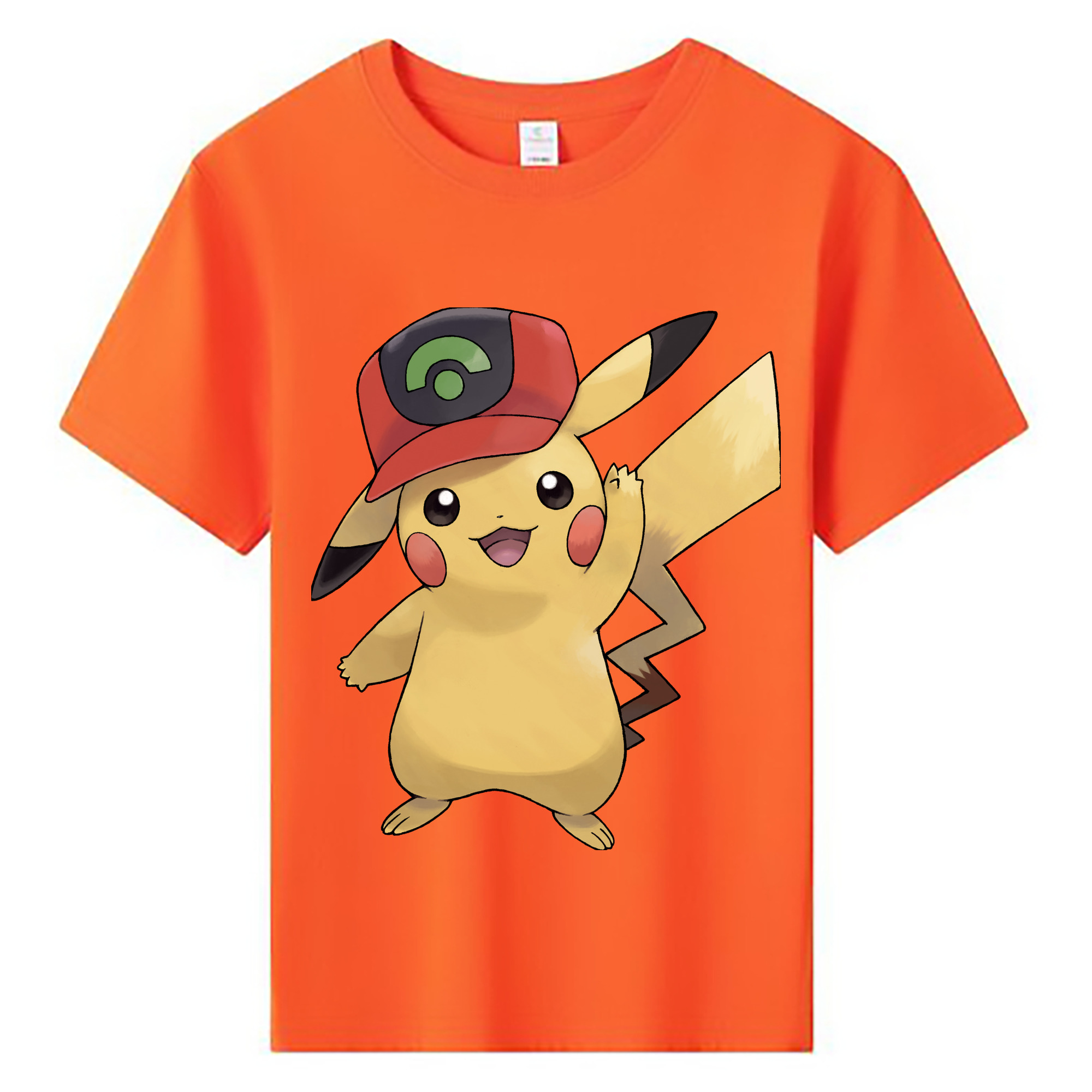 （画像用） ポケットモンスター Pokémon 綿100％キッズTシャツ（フロントプリント）