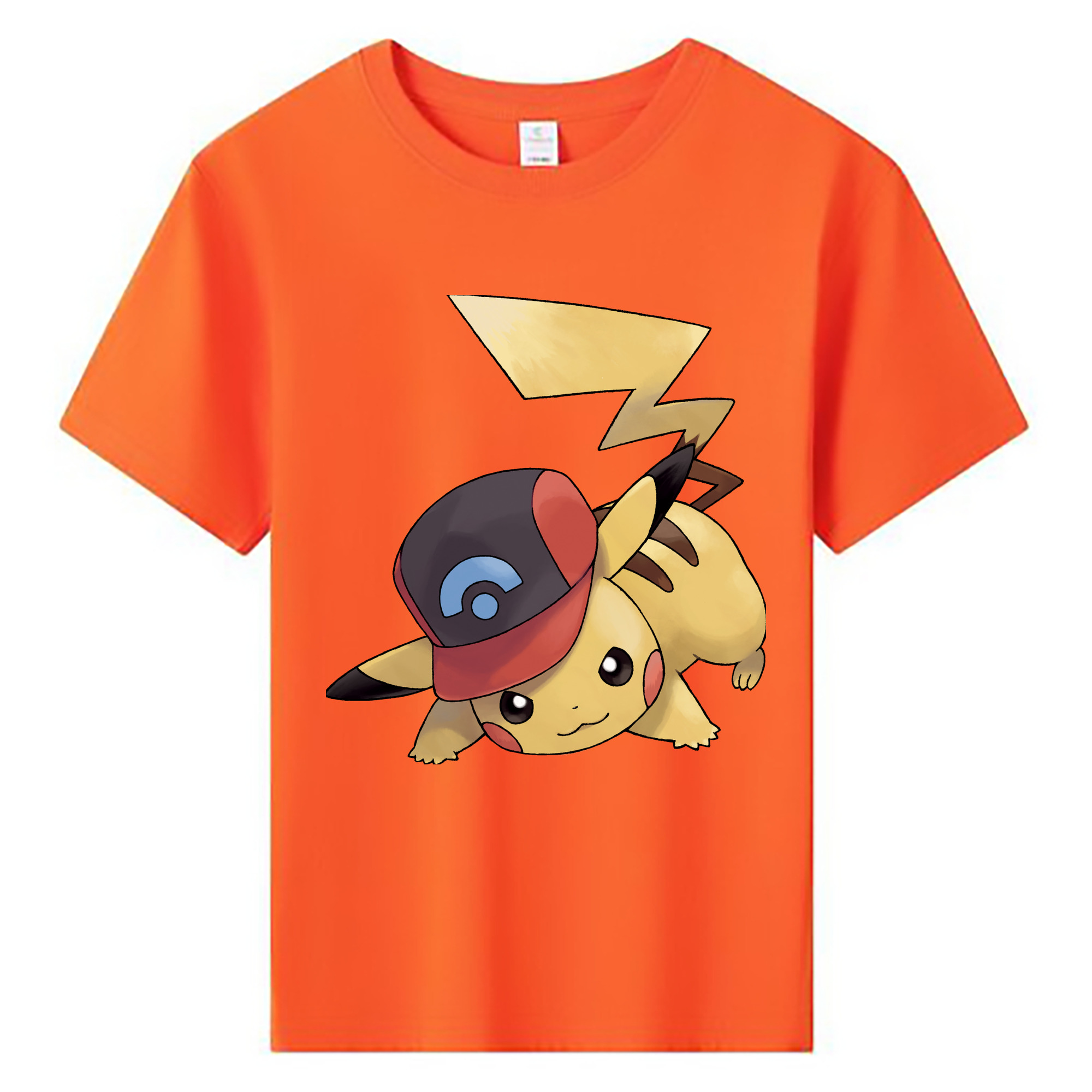 （画像用） ポケットモンスター Pokémon 綿100％キッズTシャツ（フロントプリント）