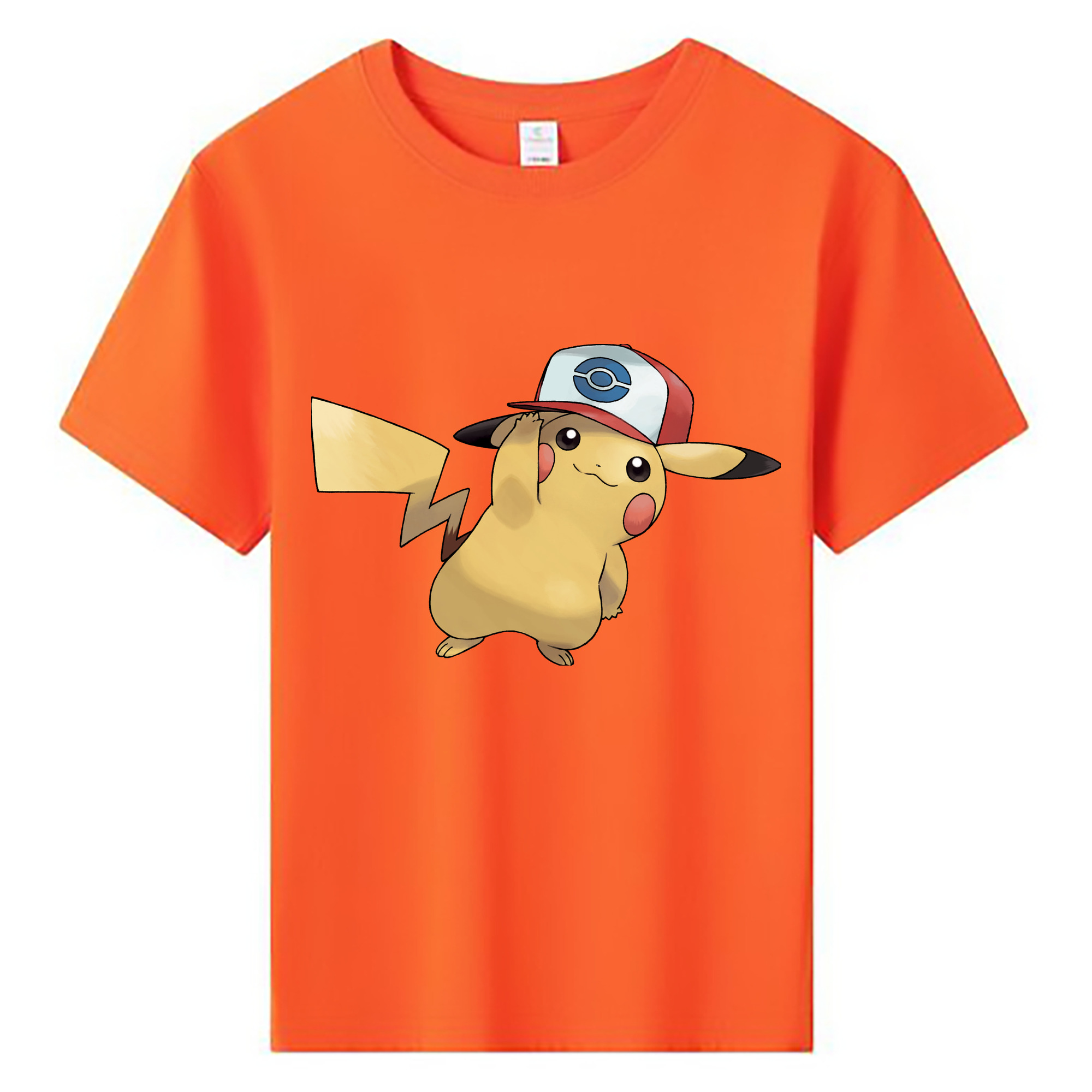 （画像用） ポケットモンスター Pokémon 綿100％キッズTシャツ（フロントプリント）