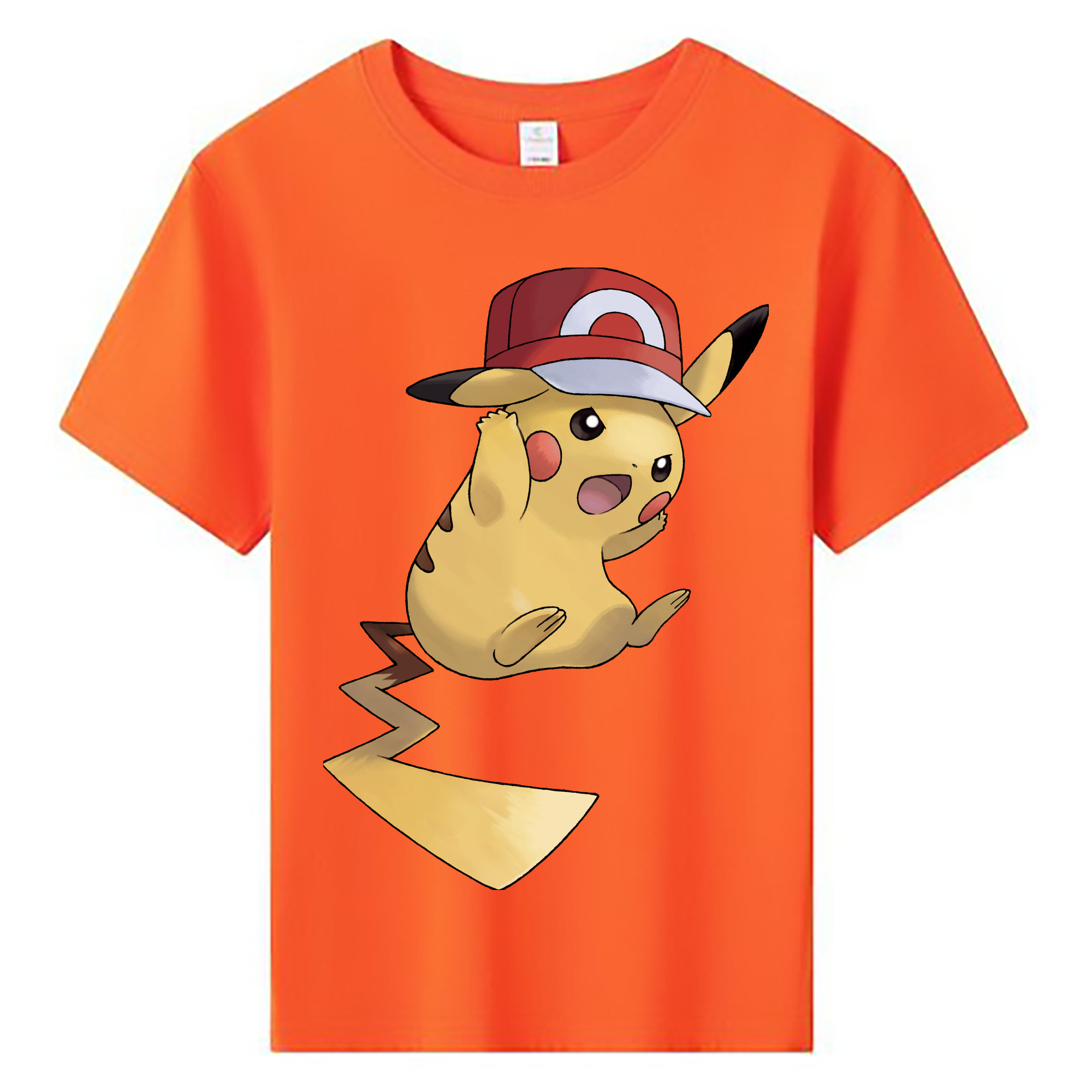 （画像用） ポケットモンスター Pokémon 綿100％キッズTシャツ（フロントプリント）