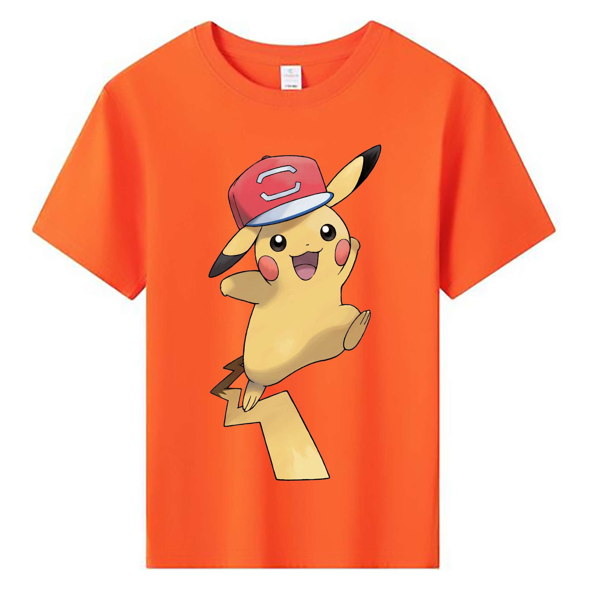 （画像用） ポケットモンスター Pokémon 綿100％キッズTシャツ（フロントプリント）